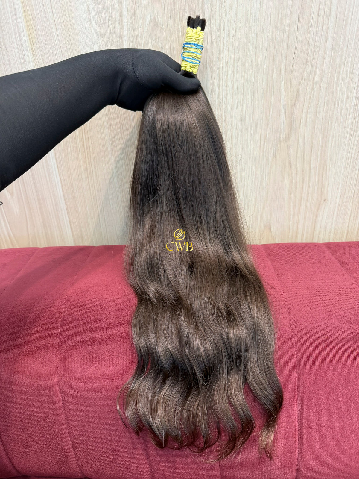 Cabelo Castanho Natural Claro 60cm 131g Brasileiro do Sul