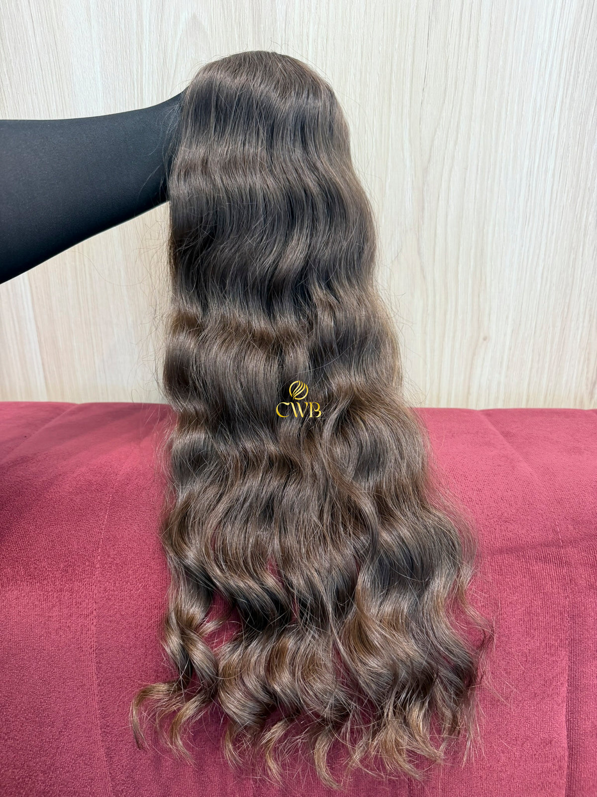Cabelo Castanho Natural Claro 58cm 105g Brasileiro do Sul