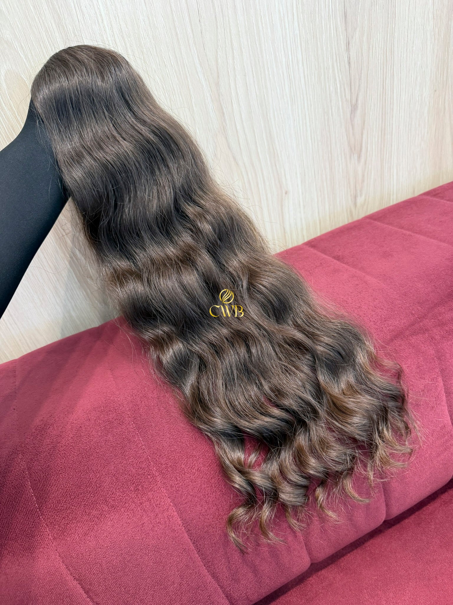 Cabelo Castanho Natural Claro 58cm 105g Brasileiro do Sul