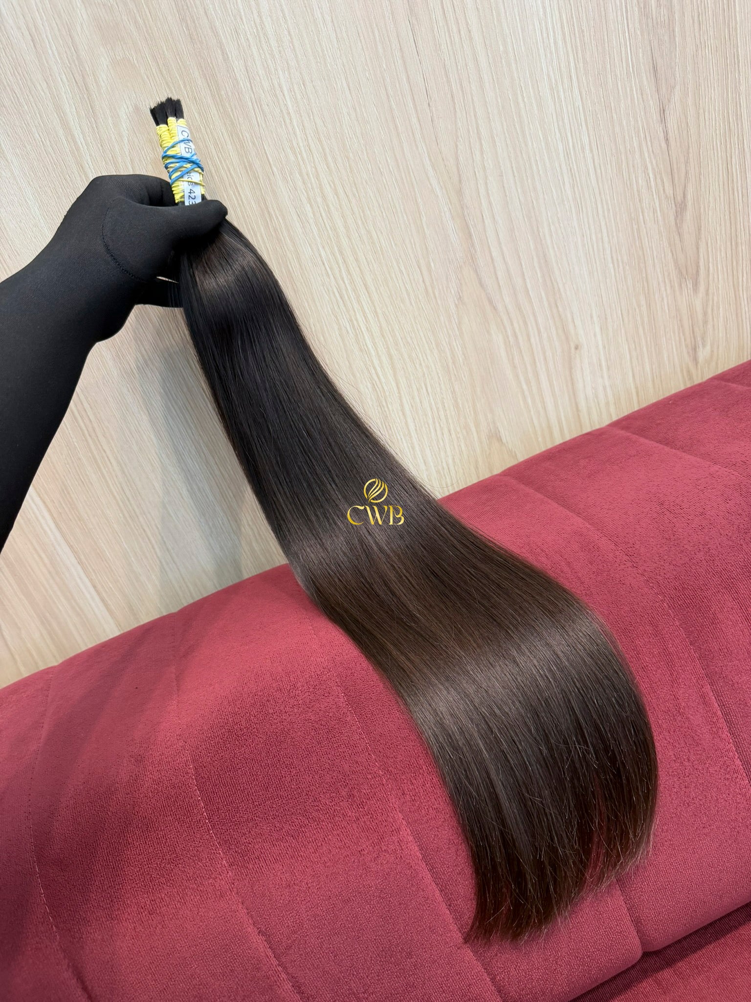 Cabelo Castanho Natural Médio 62cm 64g Brasileiro do Sul