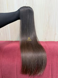 Cabelo Castanho Natural Médio 62cm 64g Brasileiro do Sul