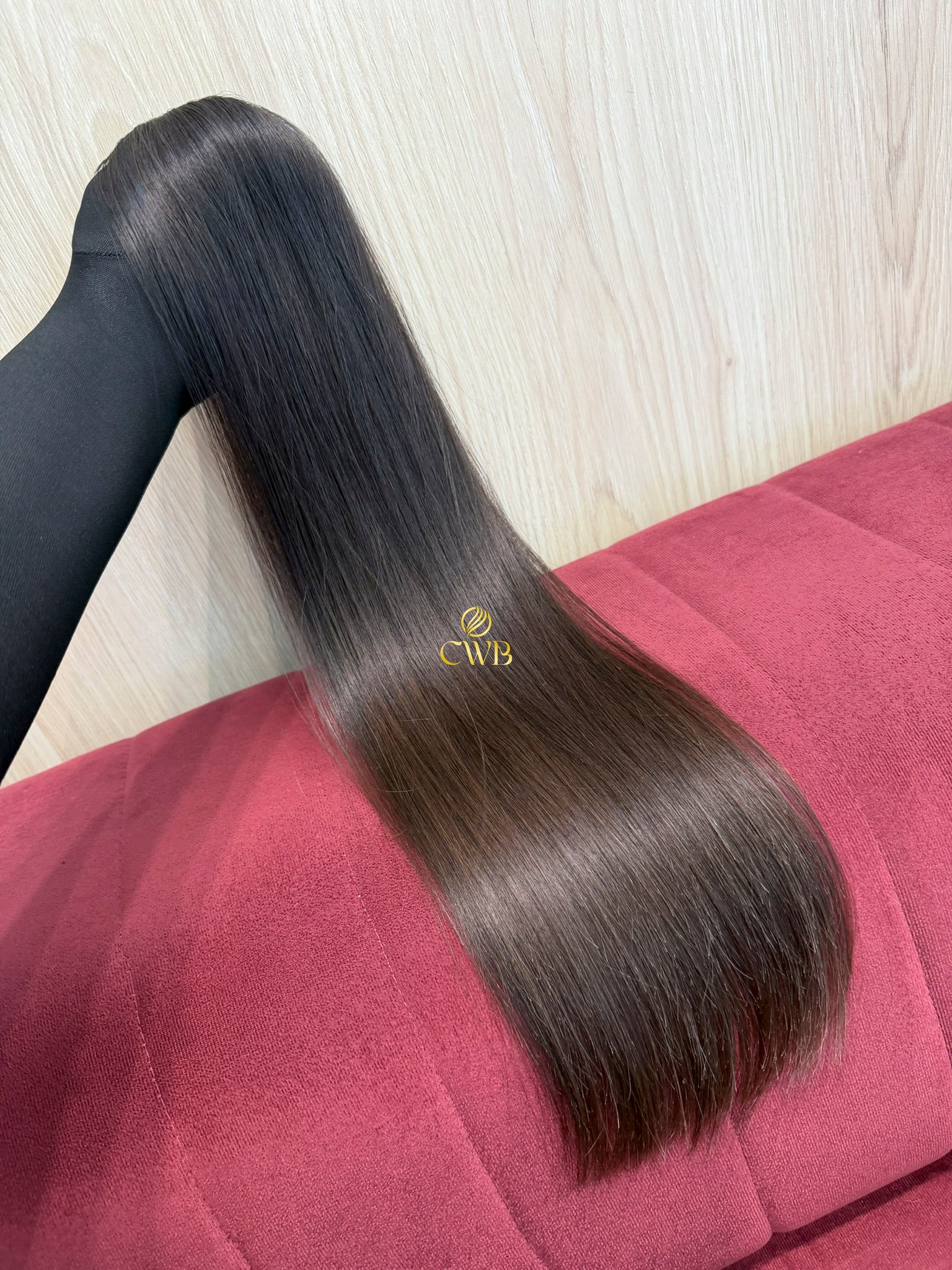 Cabelo Castanho Natural Médio 62cm 64g Brasileiro do Sul
