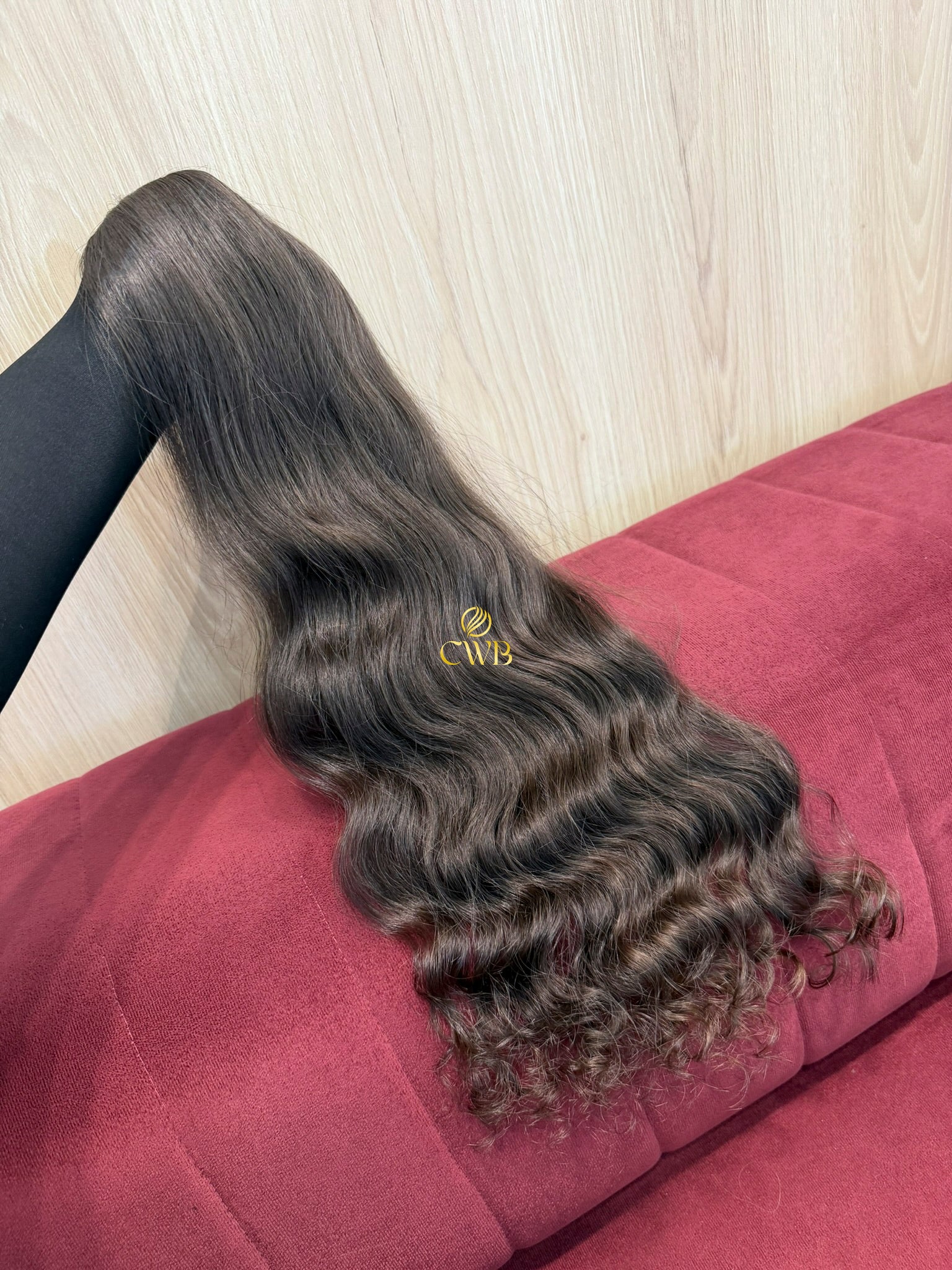 Cabelo Castanho Natural Médio 60cm 71g Brasileiro do Sul