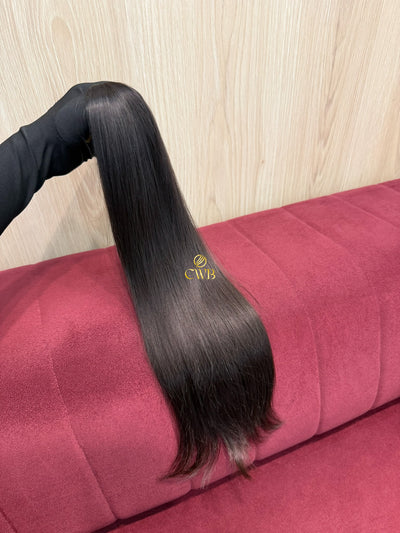 Cabelo Castanho Claro Natural 55cm 76g Brasileiro do Sul