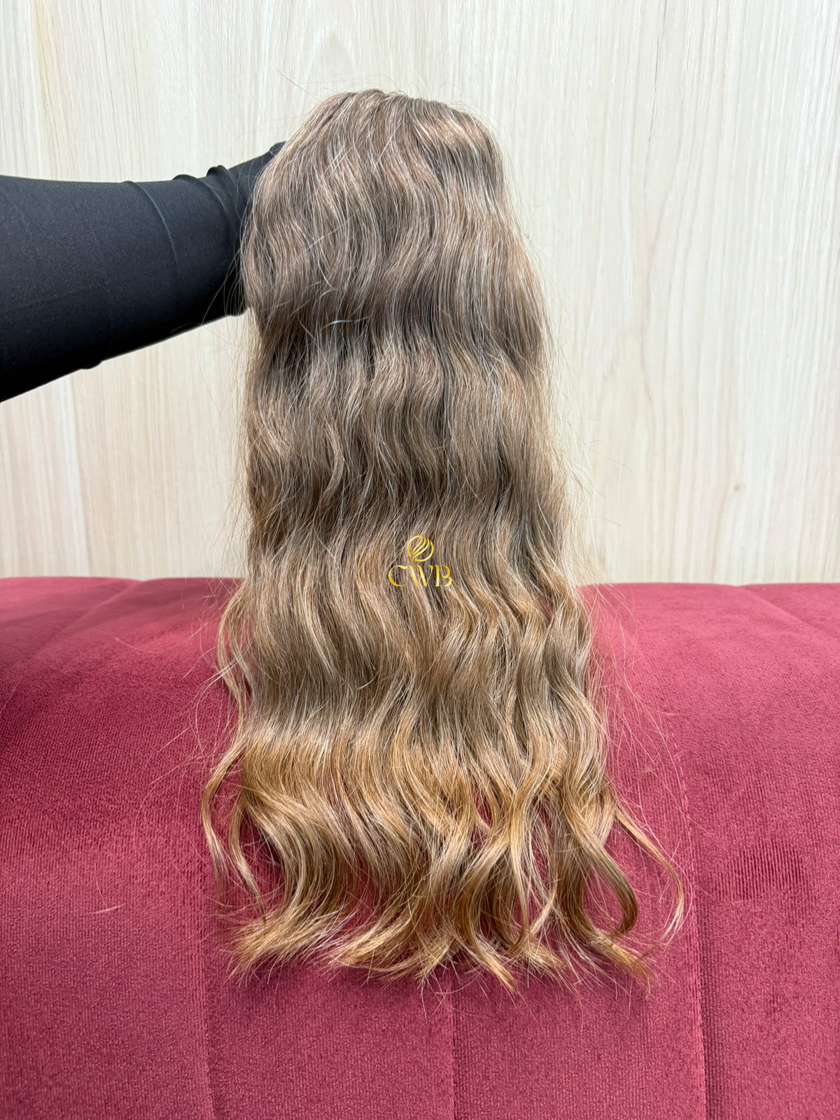Cabelo Grisalho Natural Claro 50cm 97g Brasileiro do Sul