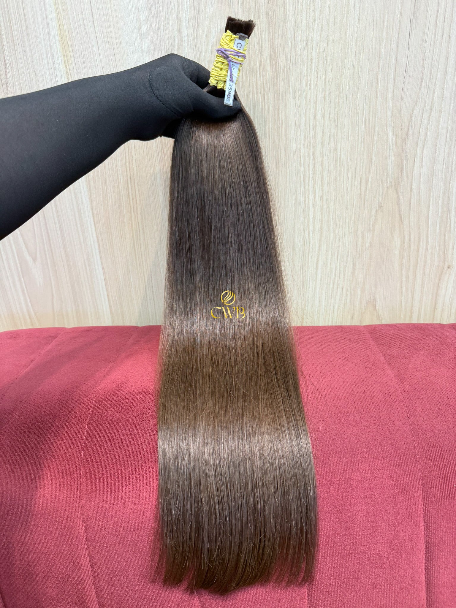 Cabelo Loiro Natural Escuro 61cm 122g Brasileiro do Sul