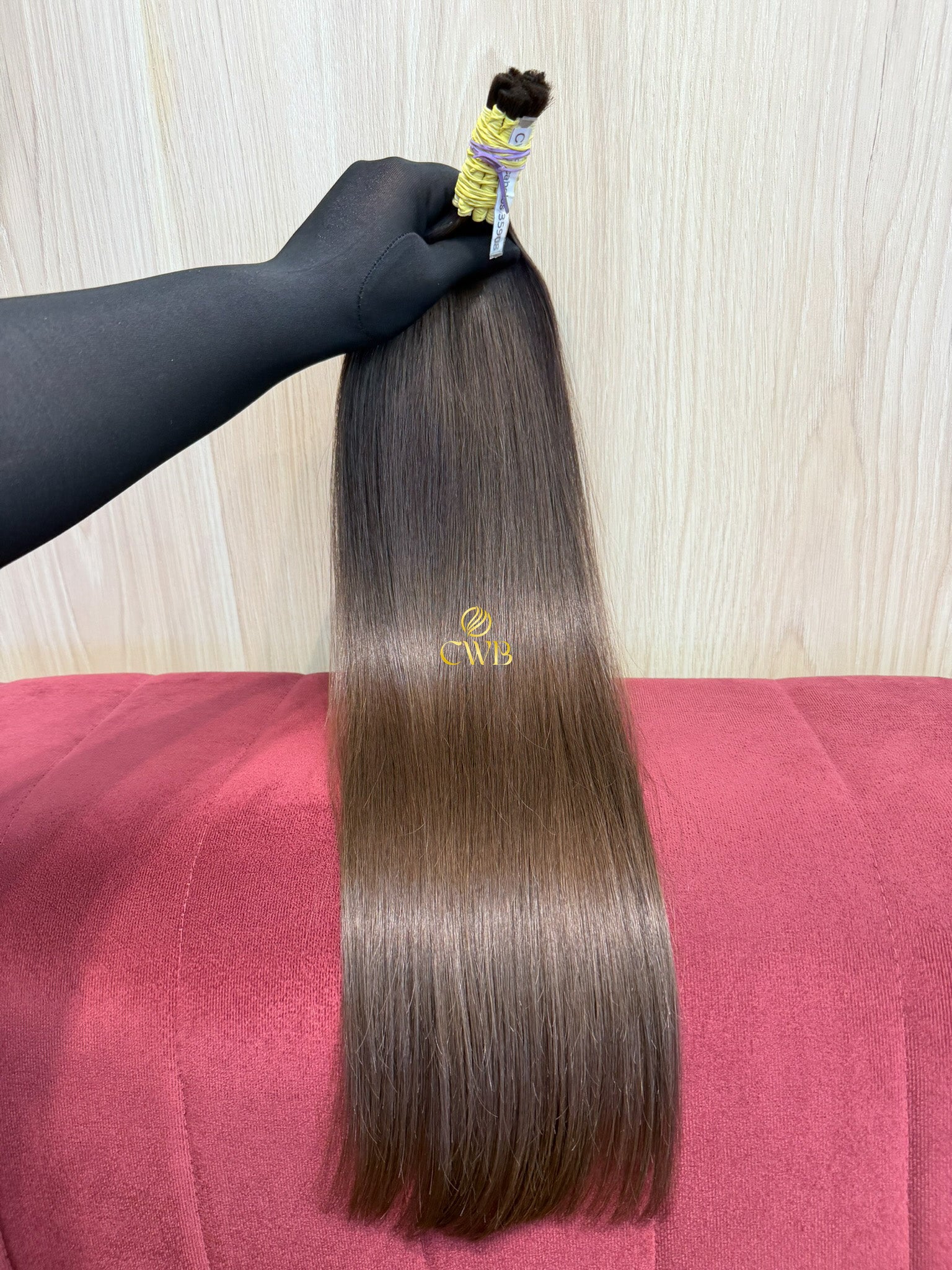 Cabelo Loiro Natural Escuro 61cm 122g Brasileiro do Sul
