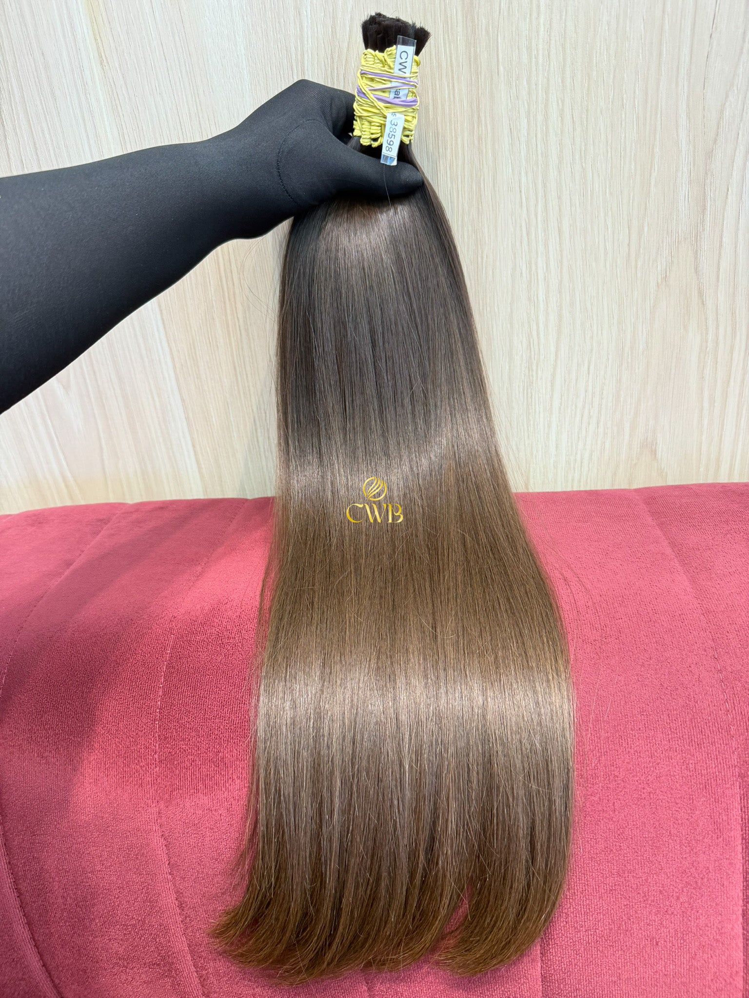 Cabelo Loiro Natural Escuro 61cm 208g Brasileiro do Sul