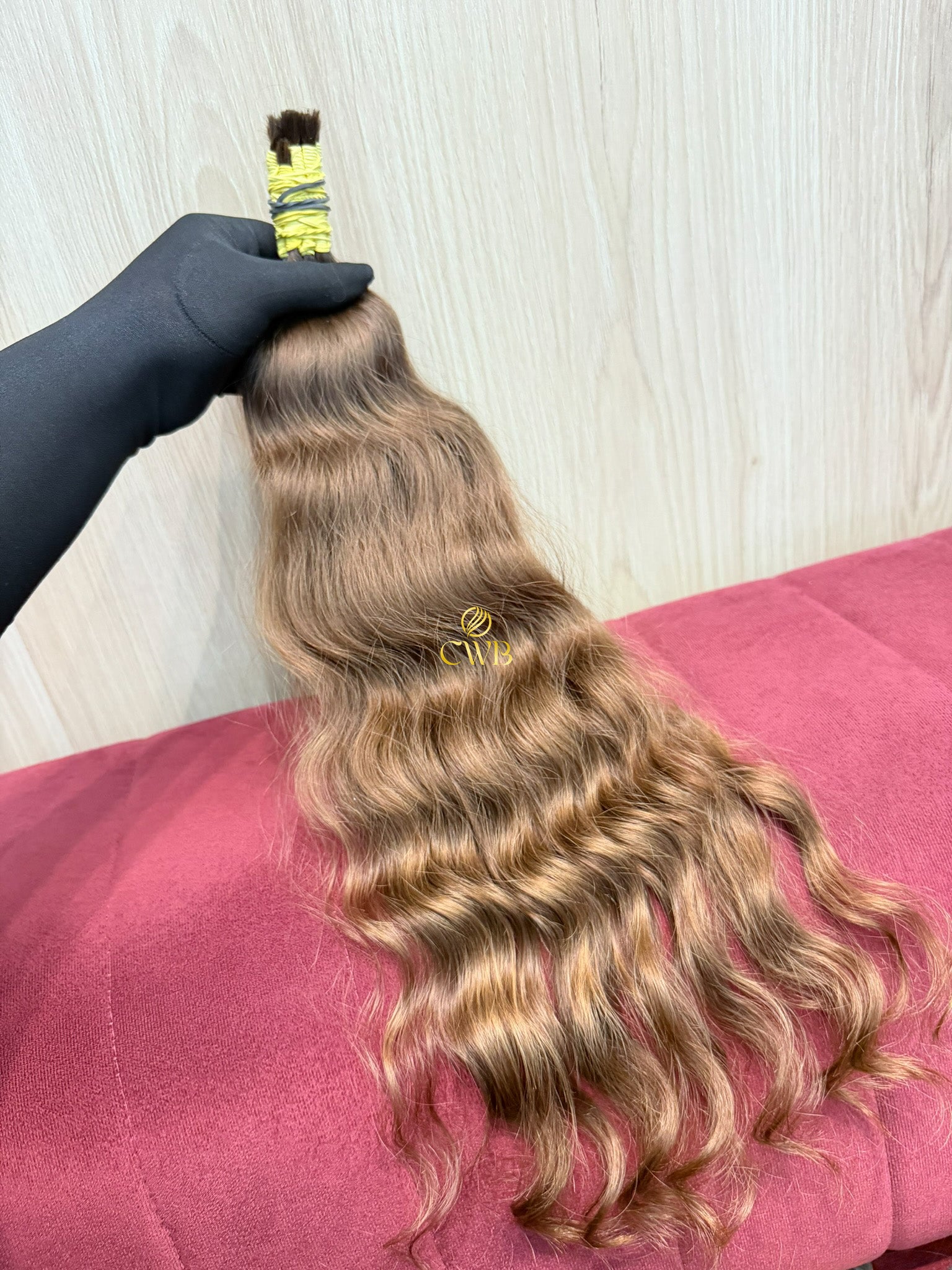 Cabelo Loiro Natural Escuro 53cm 81g Brasileiro do Sul