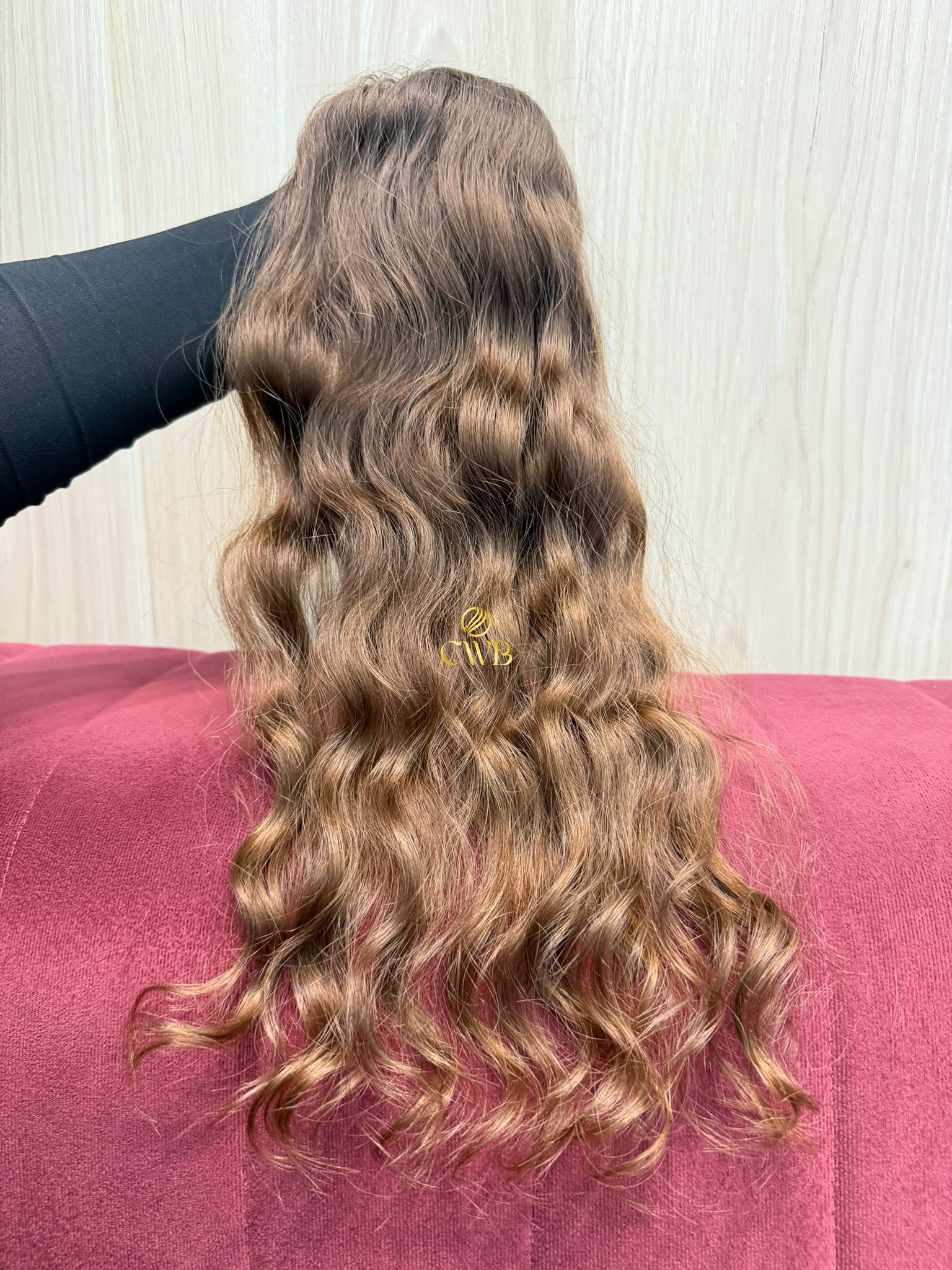 Cabelo Loiro Natural Escuro 53cm 81g Brasileiro do Sul