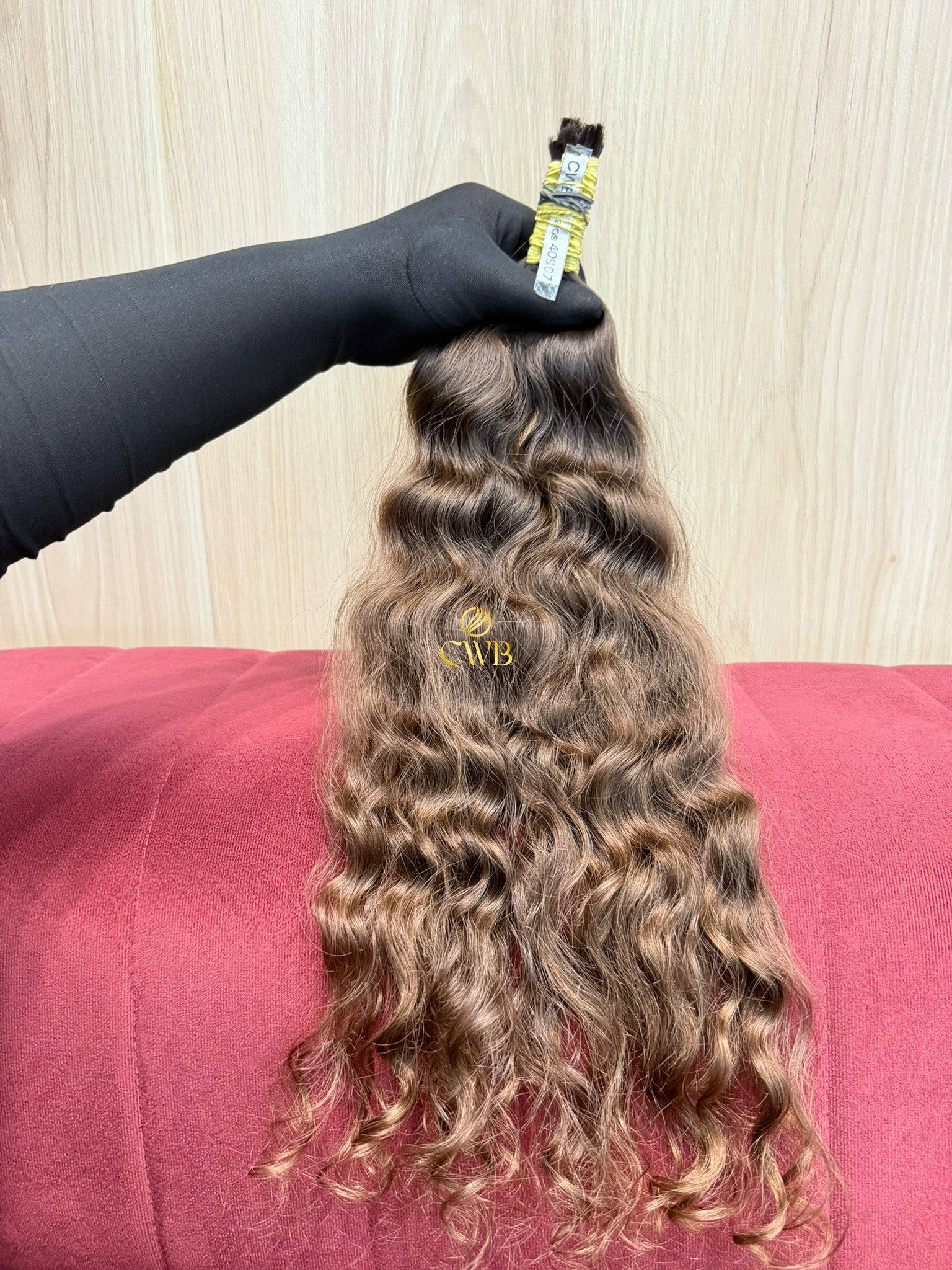 Cabelo Loiro Natural Escuro 51cm 93g Brasileiro do Sul