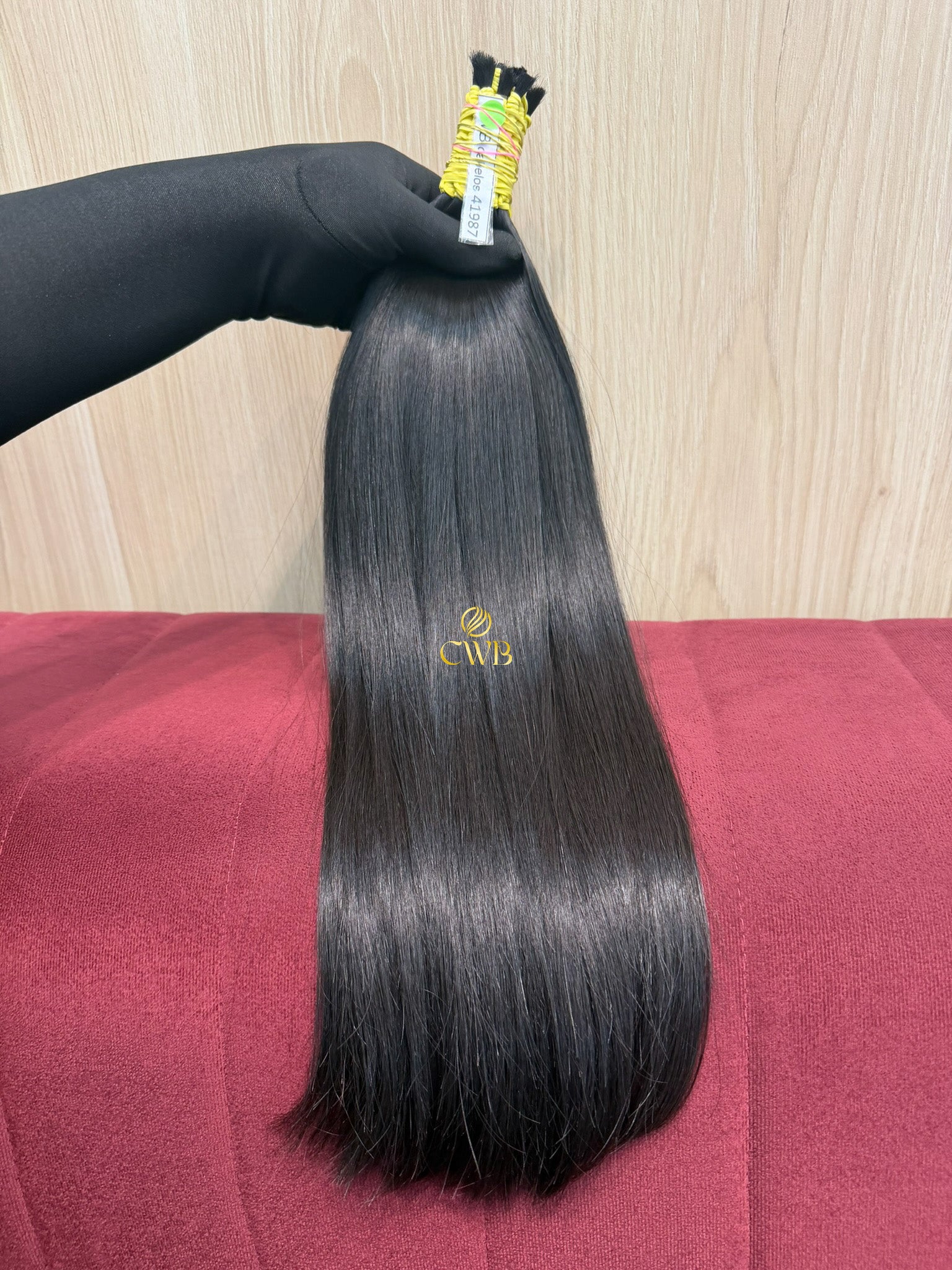 Cabelo Castanho Natural Escuro 49cm 148g Brasileiro do Sul