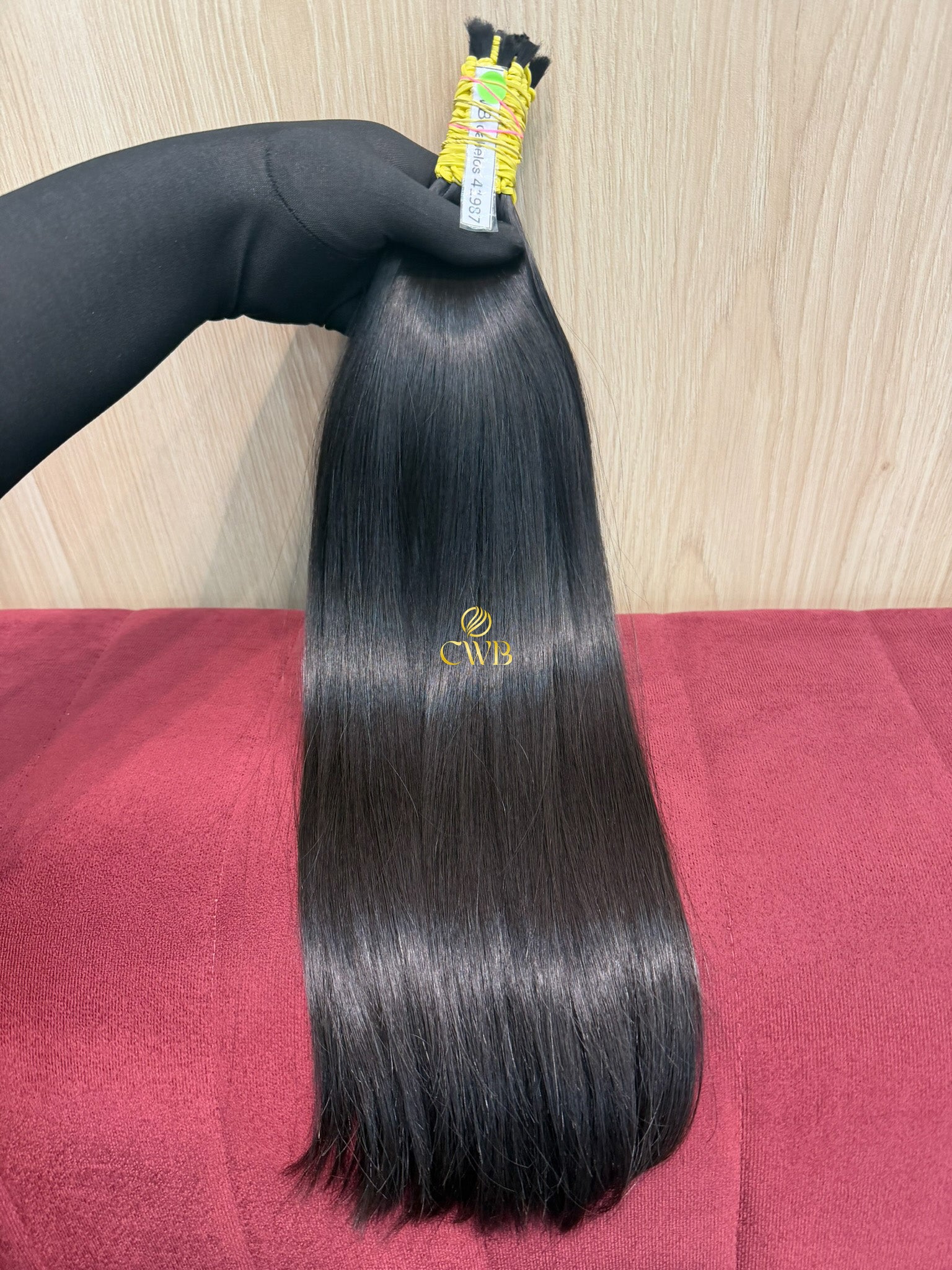 Cabelo Castanho Natural Escuro 49cm 148g Brasileiro do Sul