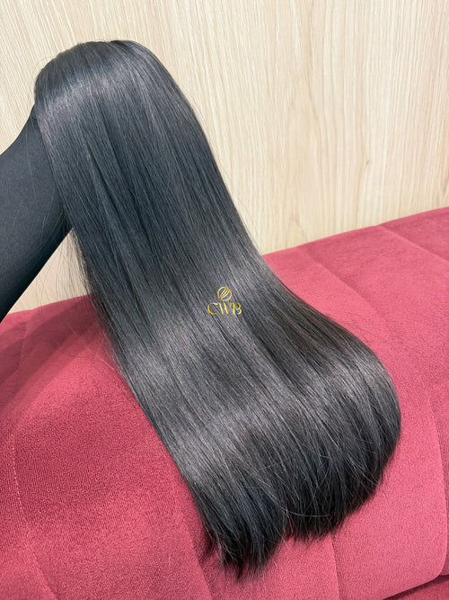 Cabelo Castanho Natural Escuro 49cm 148g Brasileiro do Sul
