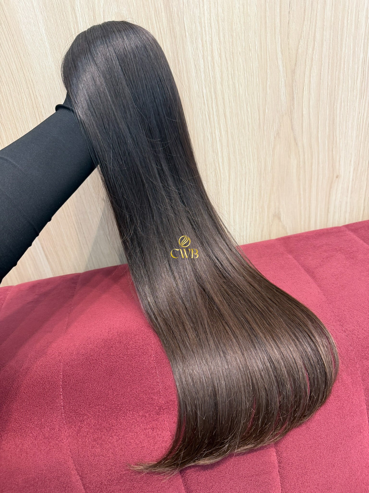 Cabelo Castanho Natural Médio 60cm 128g Brasileiro do Sul