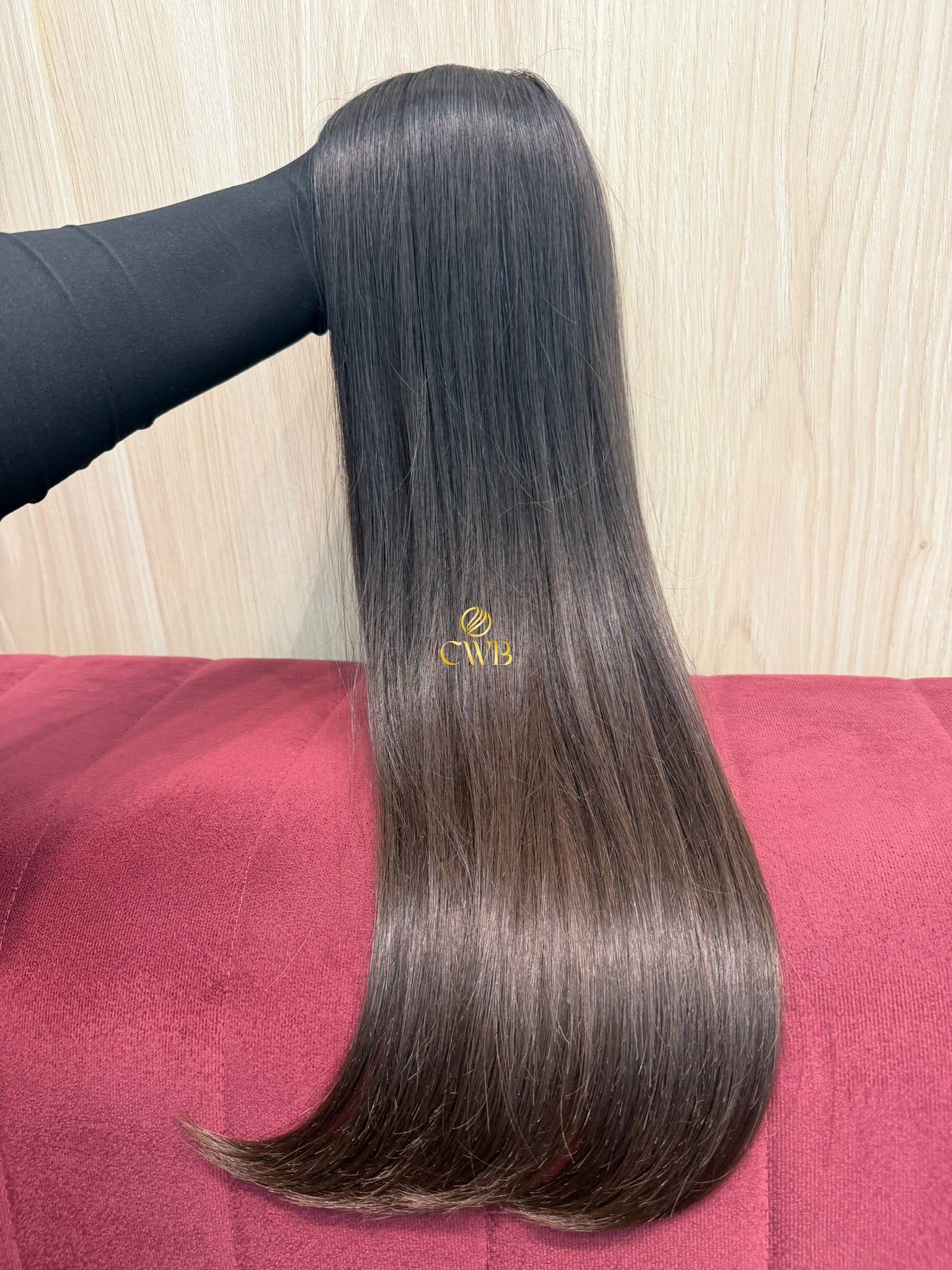 Cabelo Castanho Natural Médio 60cm 128g Brasileiro do Sul