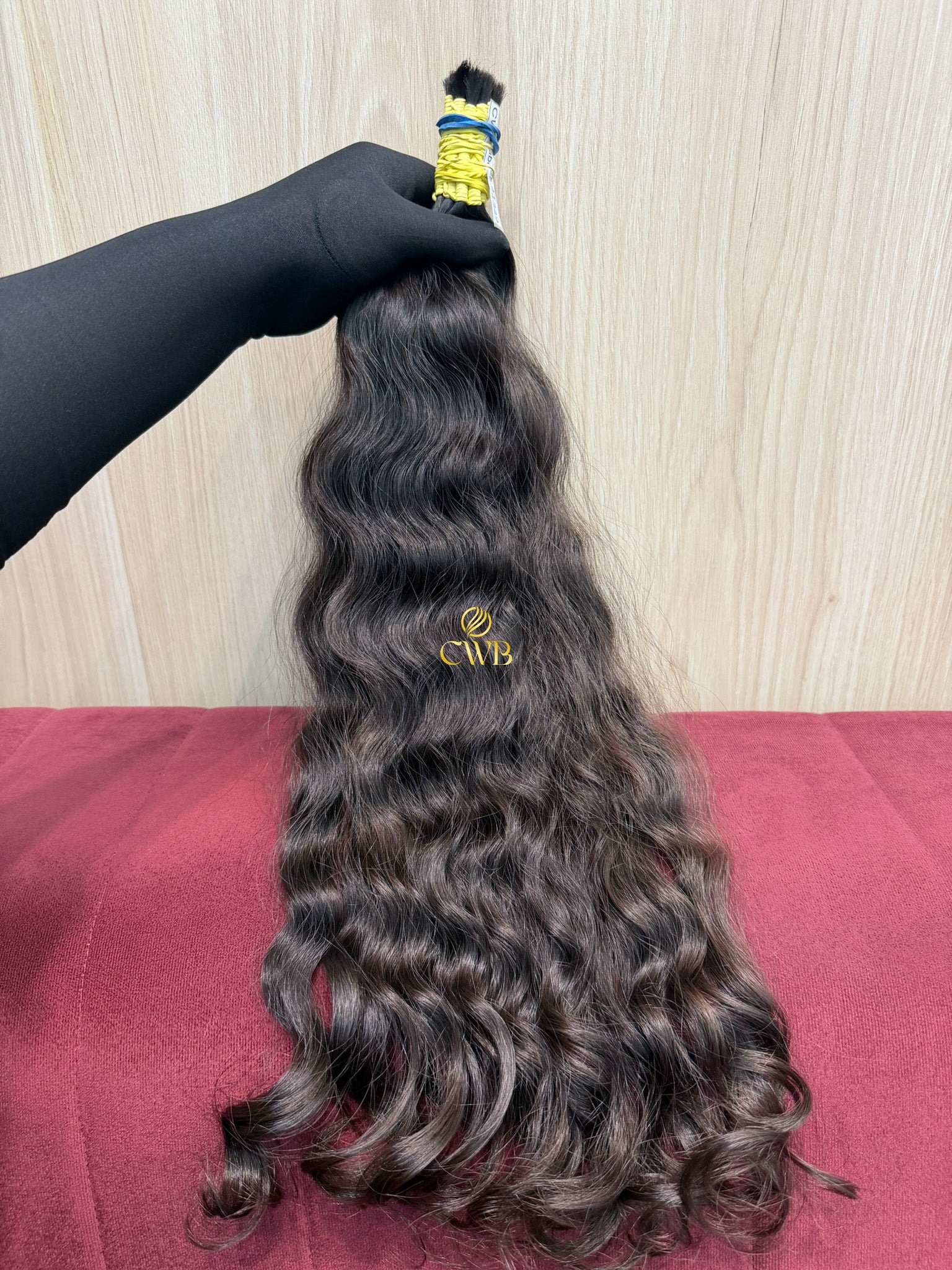 Cabelo Castanho Natural Médio 54cm 146g Brasileiro do Sul