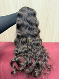 Cabelo Castanho Natural Médio 54cm 146g Brasileiro do Sul