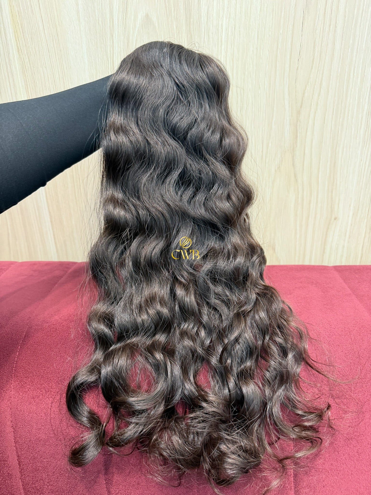 Cabelo Castanho Natural Médio 54cm 146g Brasileiro do Sul