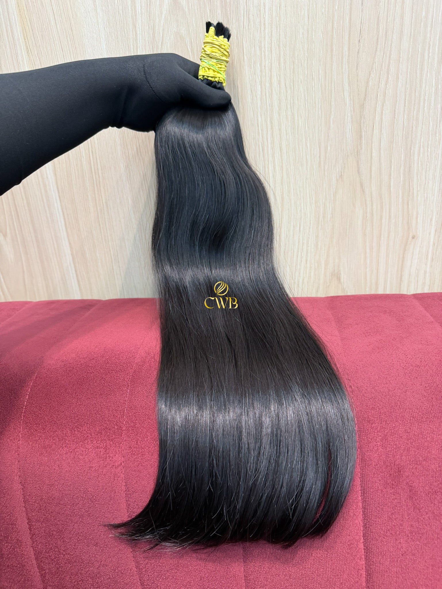 Cabelo Castanho Natural Escuro 58cm 119g Brasileiro do Sul
