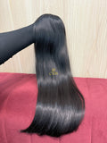Cabelo Castanho Natural Escuro 58cm 119g Brasileiro do Sul