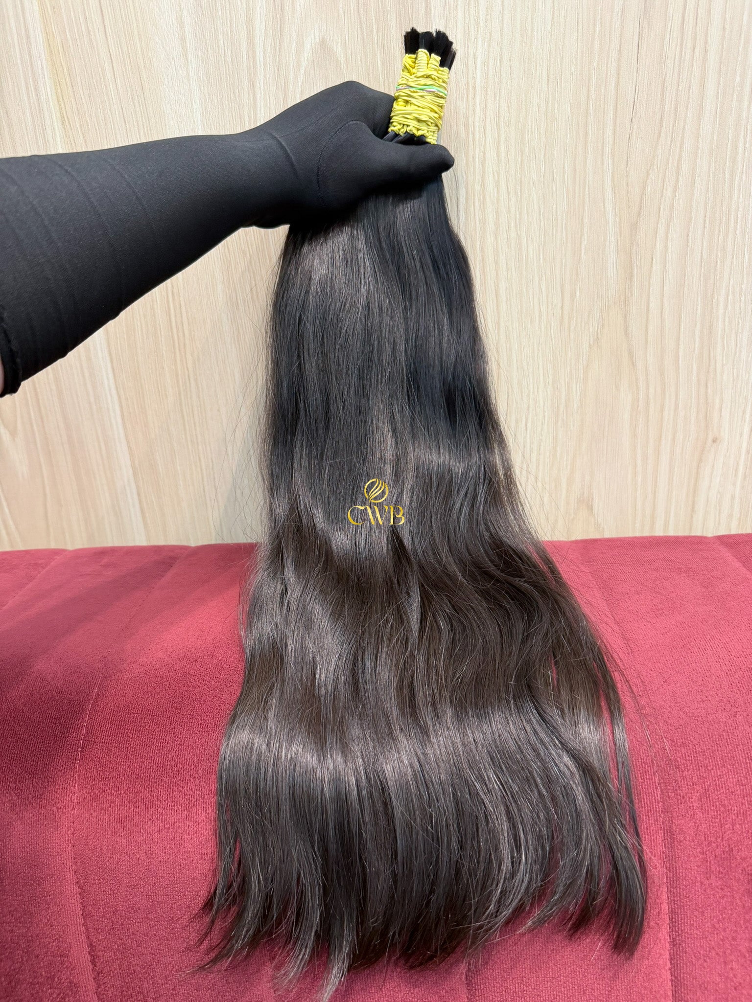 Cabelo Castanho Natural Escuro 57cm 167g Brasileiro do Sul