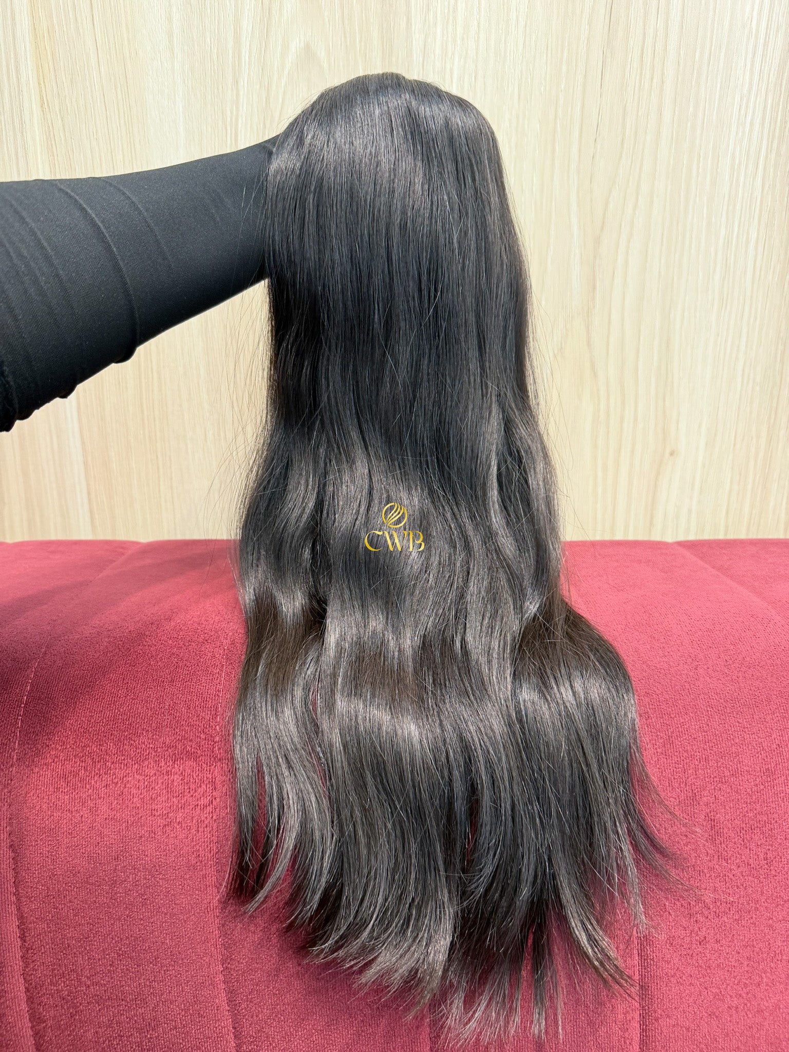 Cabelo Castanho Natural Escuro 57cm 167g Brasileiro do Sul