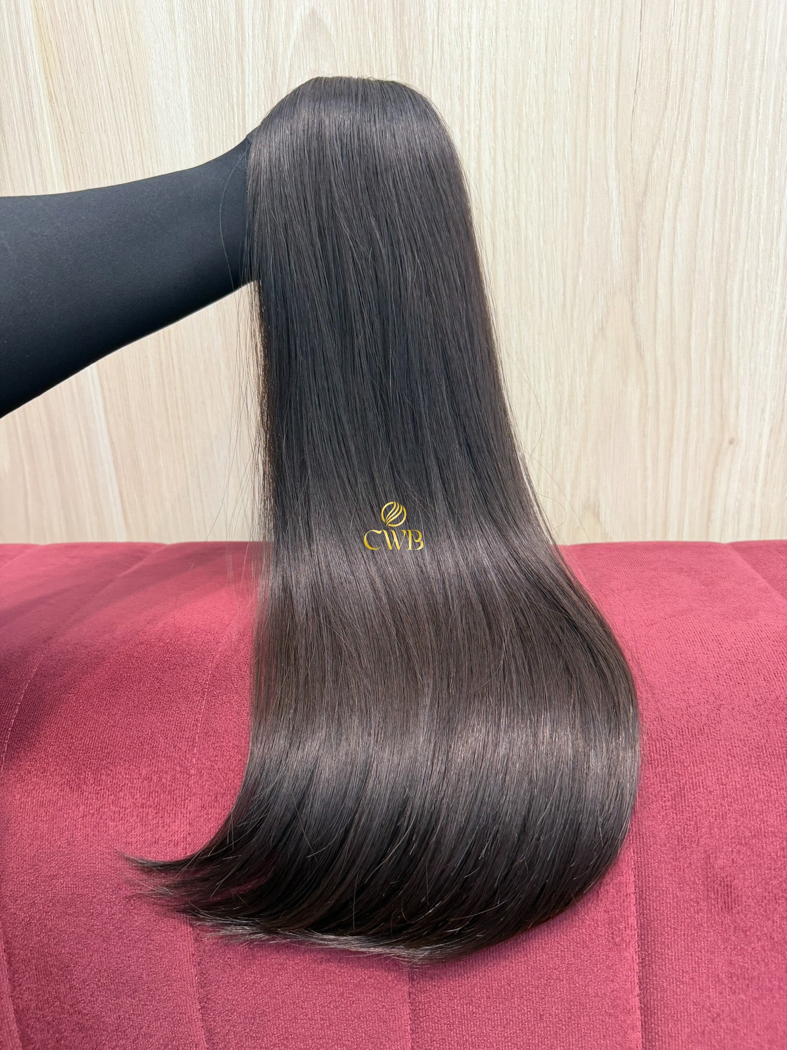 Cabelo Castanho Natural Médio 58cm 132g Brasileiro do Sul