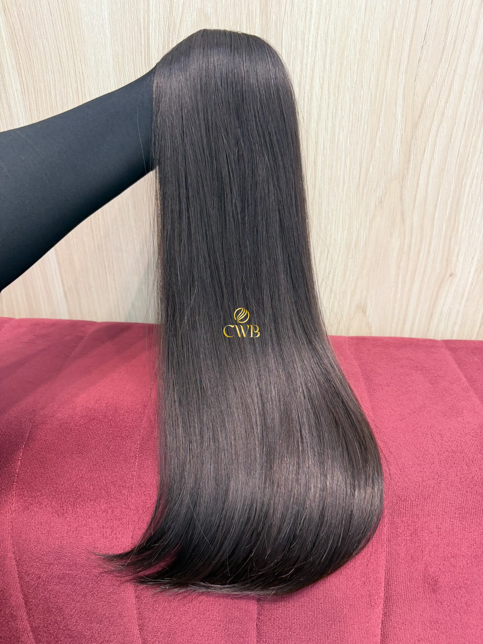Cabelo Castanho Natural Médio 58cm 132g Brasileiro do Sul