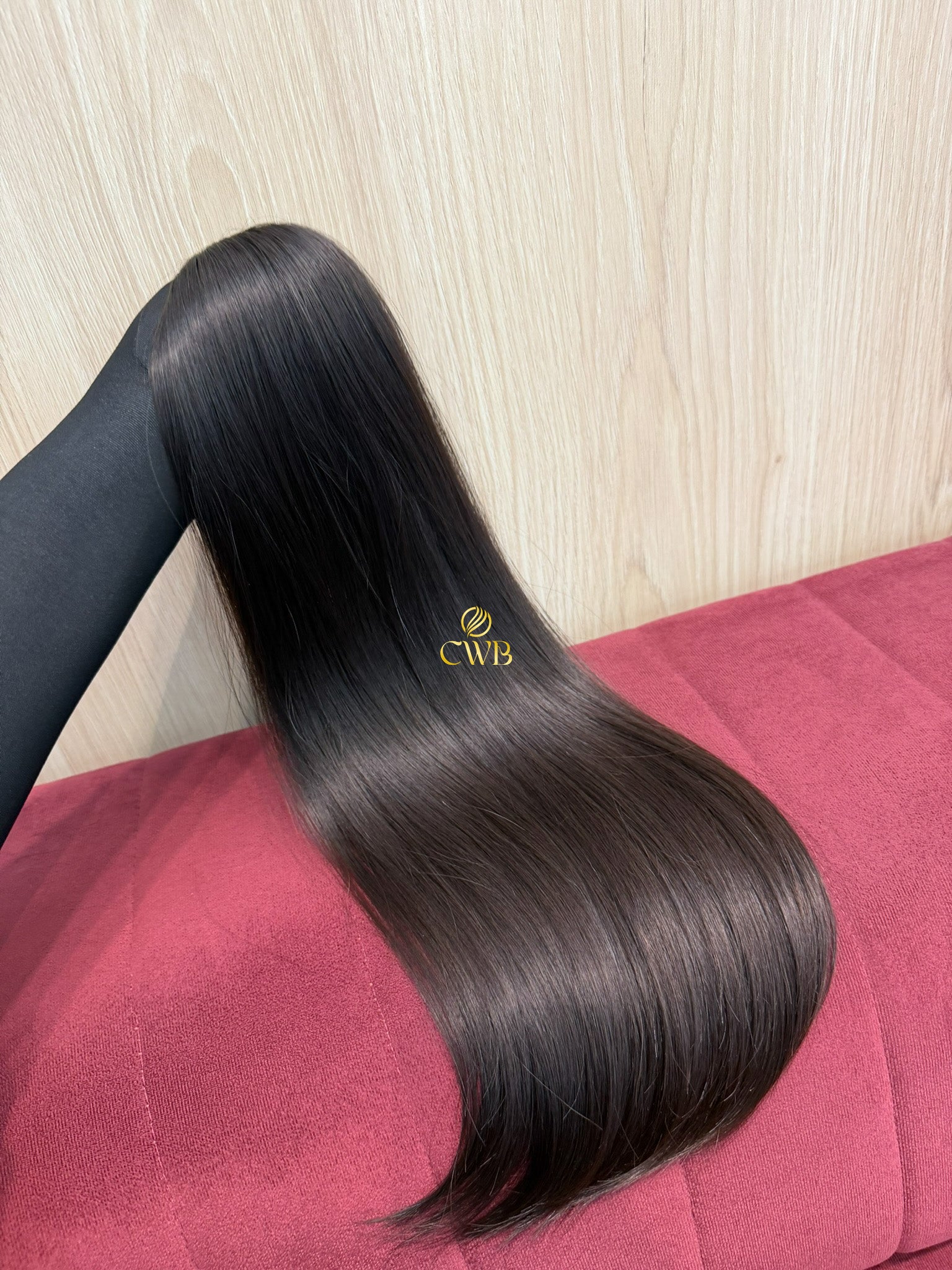 Cabelo Castanho Natural Médio 58cm 132g Brasileiro do Sul