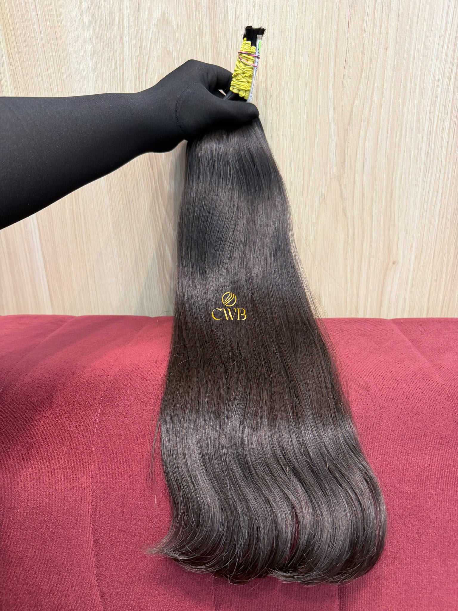 Cabelo Castanho Natural Escuro 56cm 100g Brasileiro do Sul