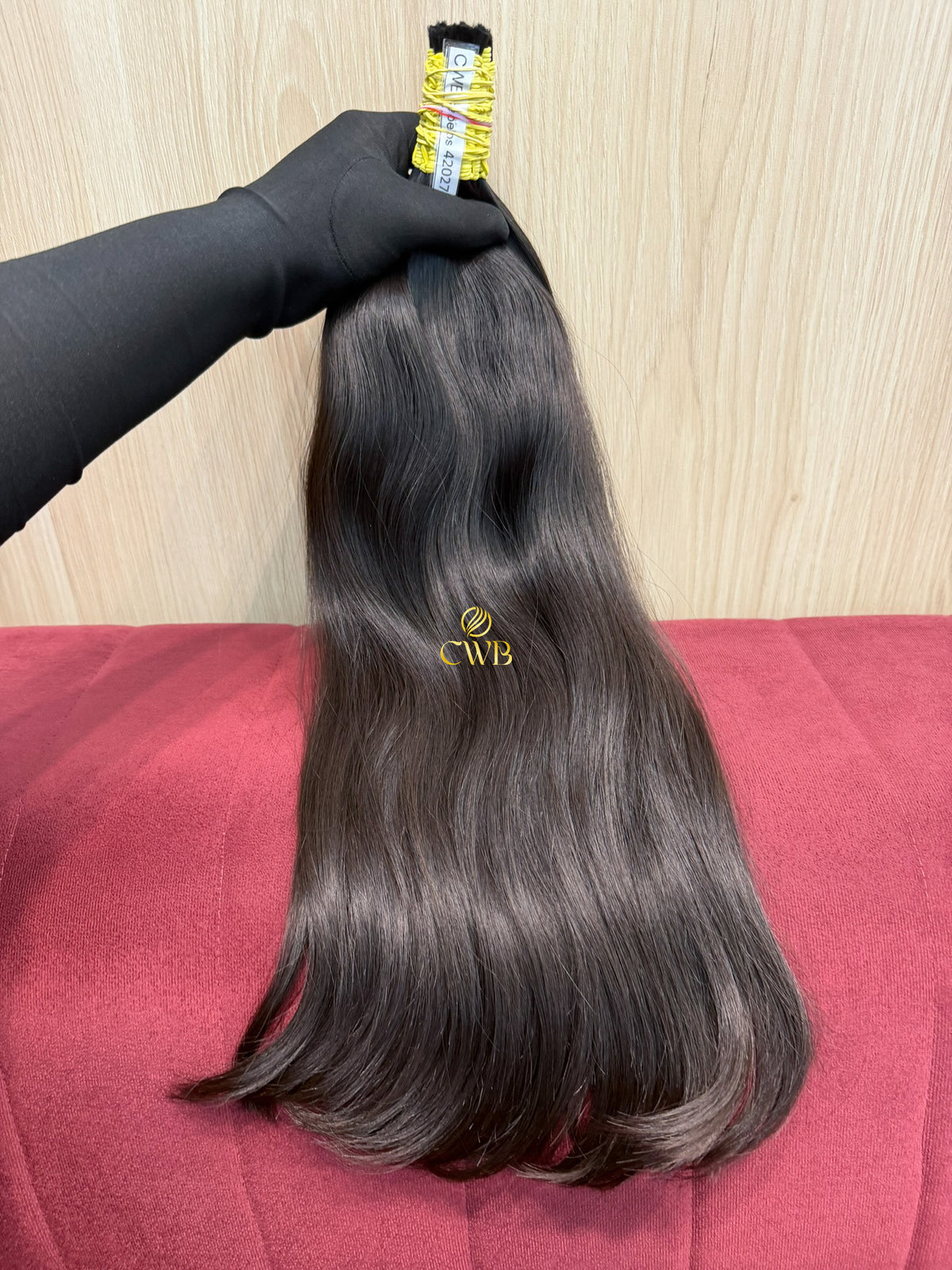 Cabelo Castanho Natural Escuro 55cm 173g Brasileiro do Sul