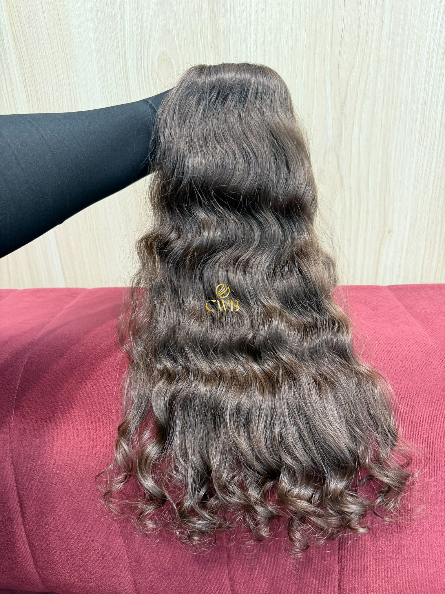 Cabelo Castanho Natural Claro 51cm 101g Brasileiro do Sul
