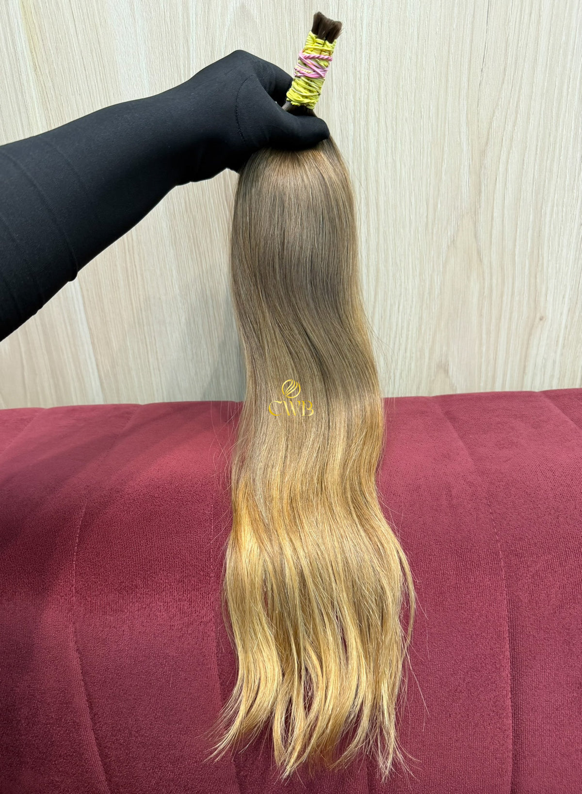 Cabelo Loiro Natural Claro 55cm 79g Brasileiro do Sul