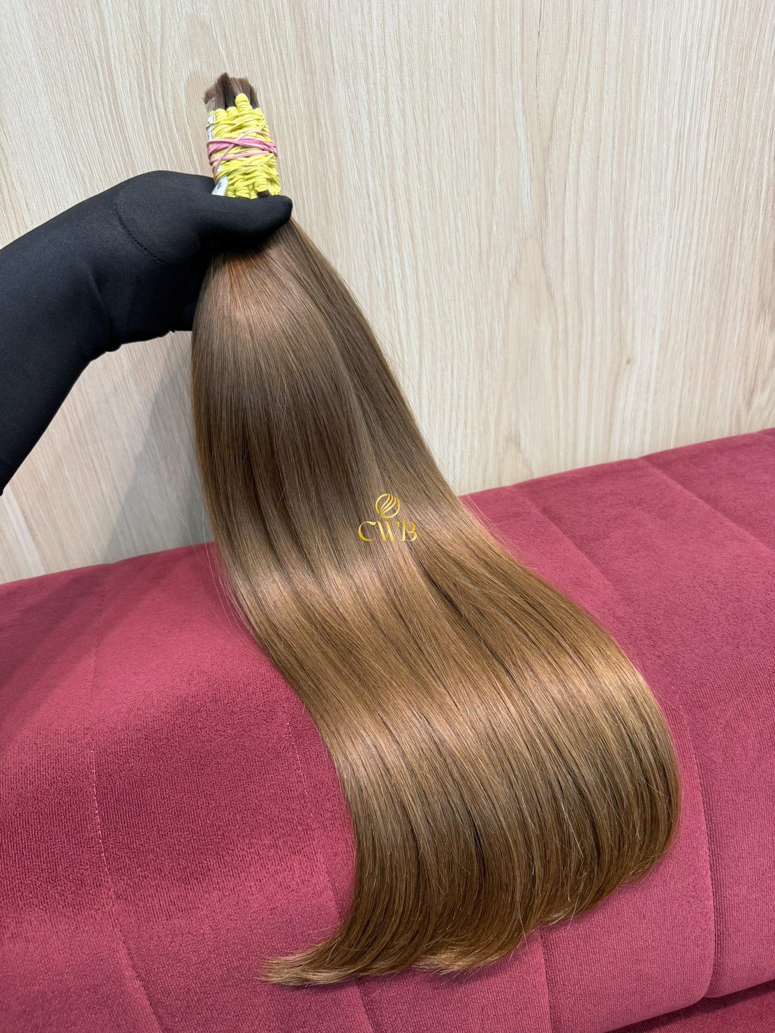 Cabelo Loiro Natural Médio 57cm 186g Brasileiro do Sul