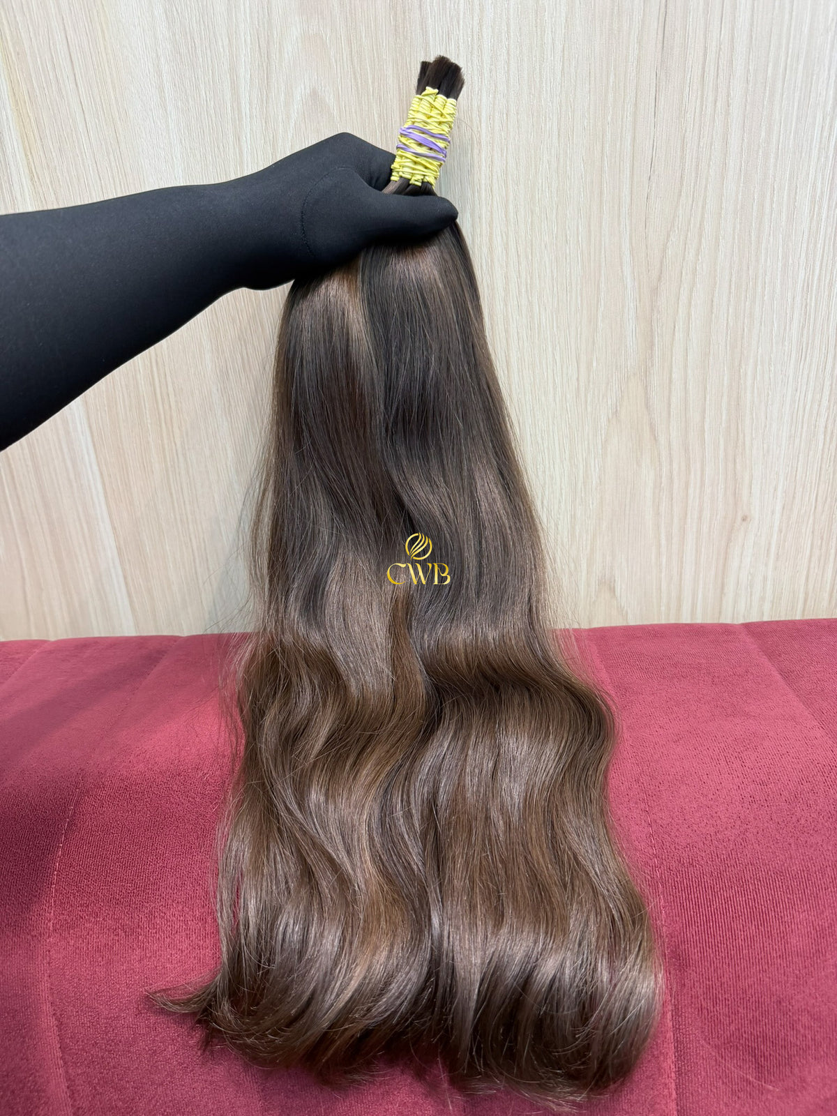 Cabelo Loiro Natural Escuro 61cm 162g Brasileiro do Sul