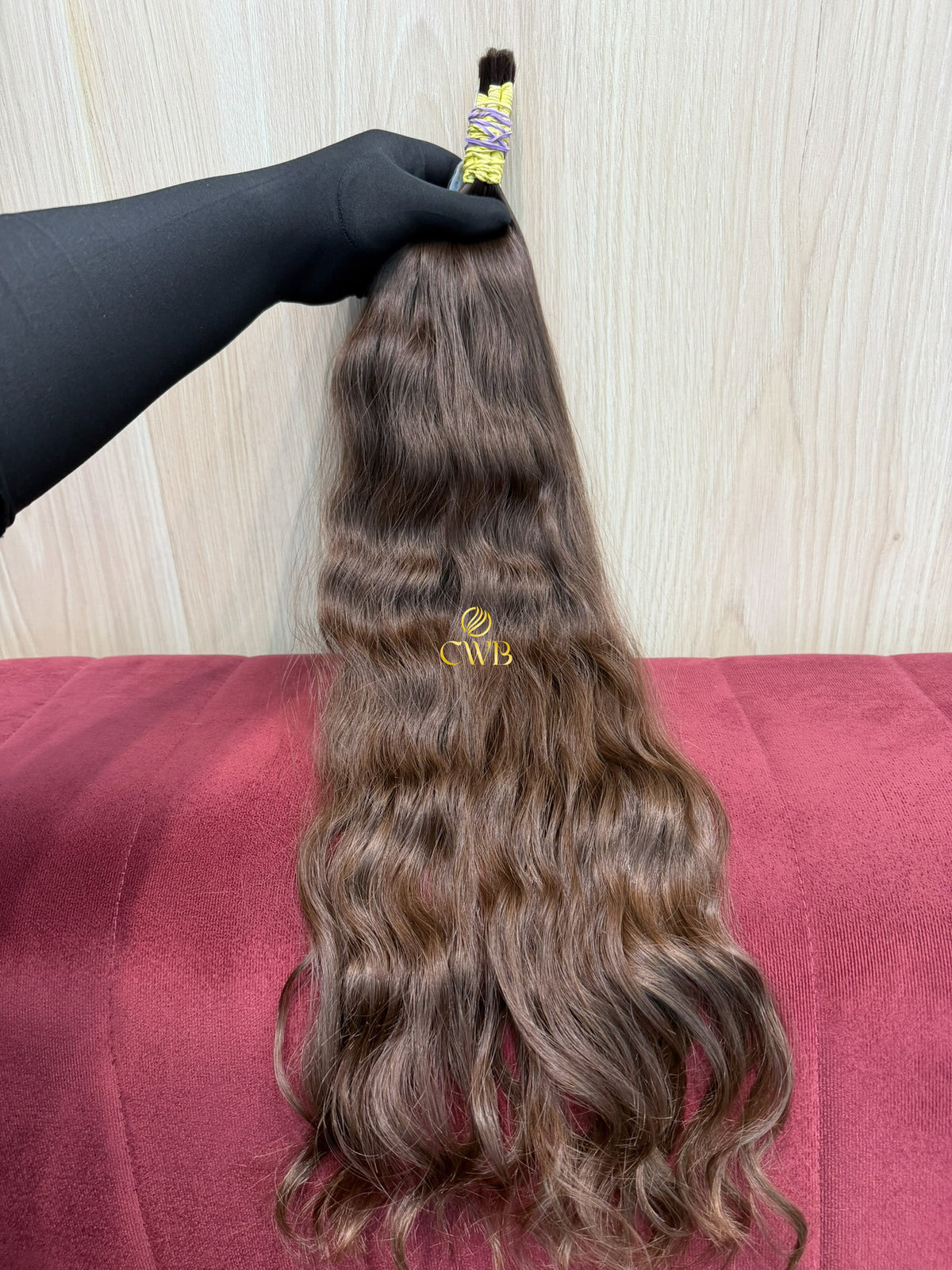 Cabelo Loiro Natural Escuro 61cm 94g Brasileiro do Sul