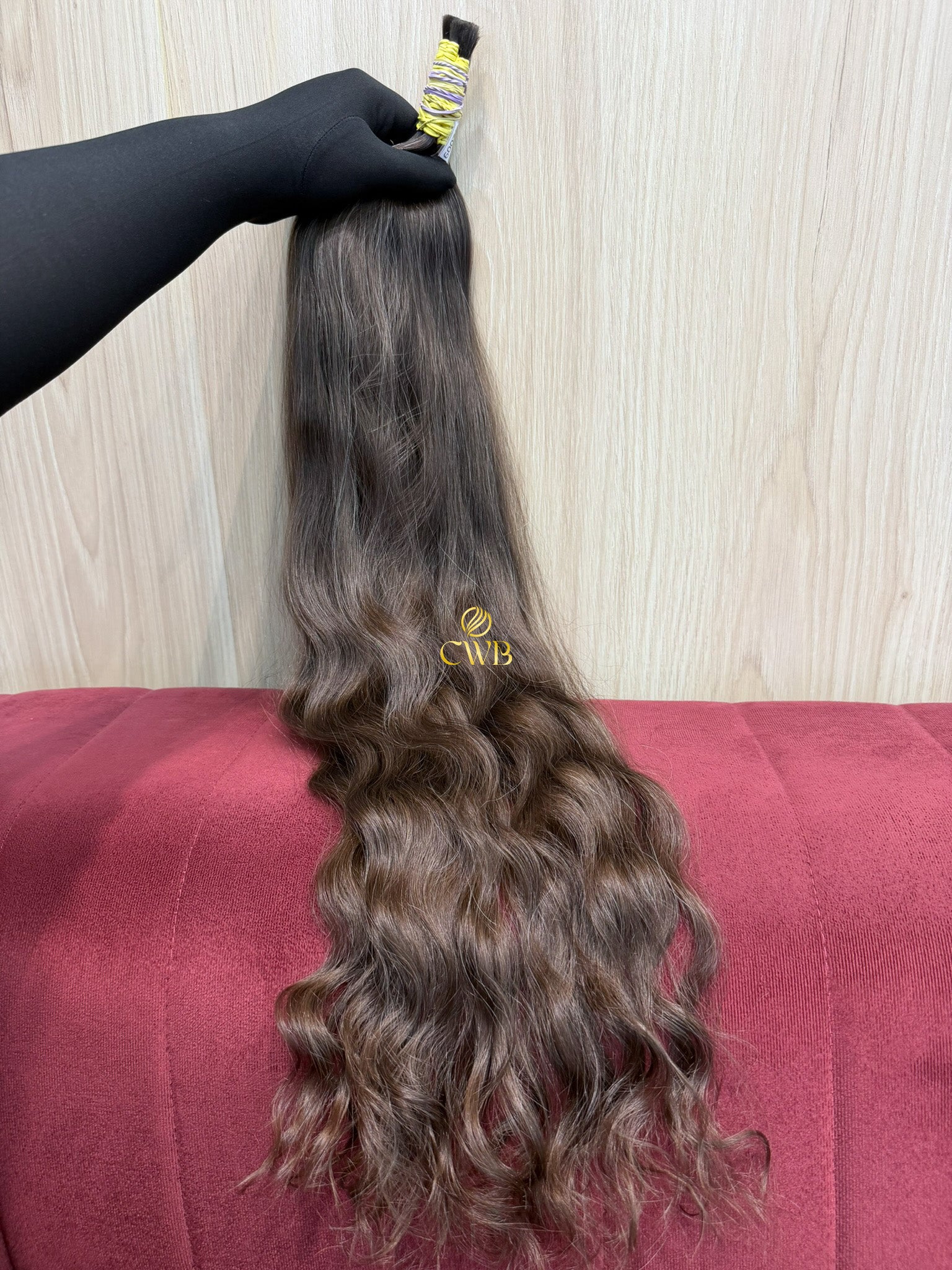 Cabelo Loiro Natural Escuro 72cm 100g Brasileiro do Sul