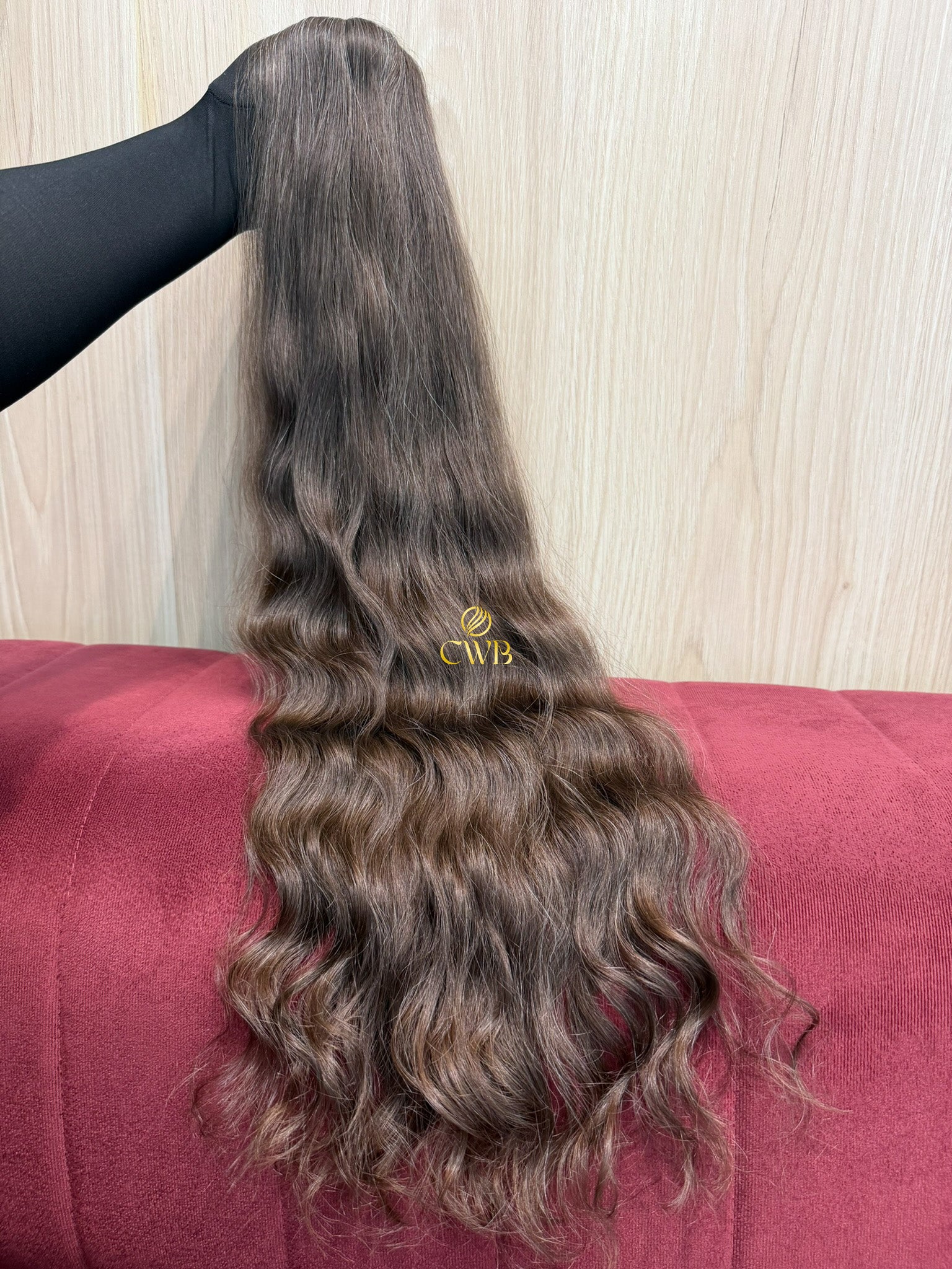 Cabelo Loiro Natural Escuro 72cm 100g Brasileiro do Sul