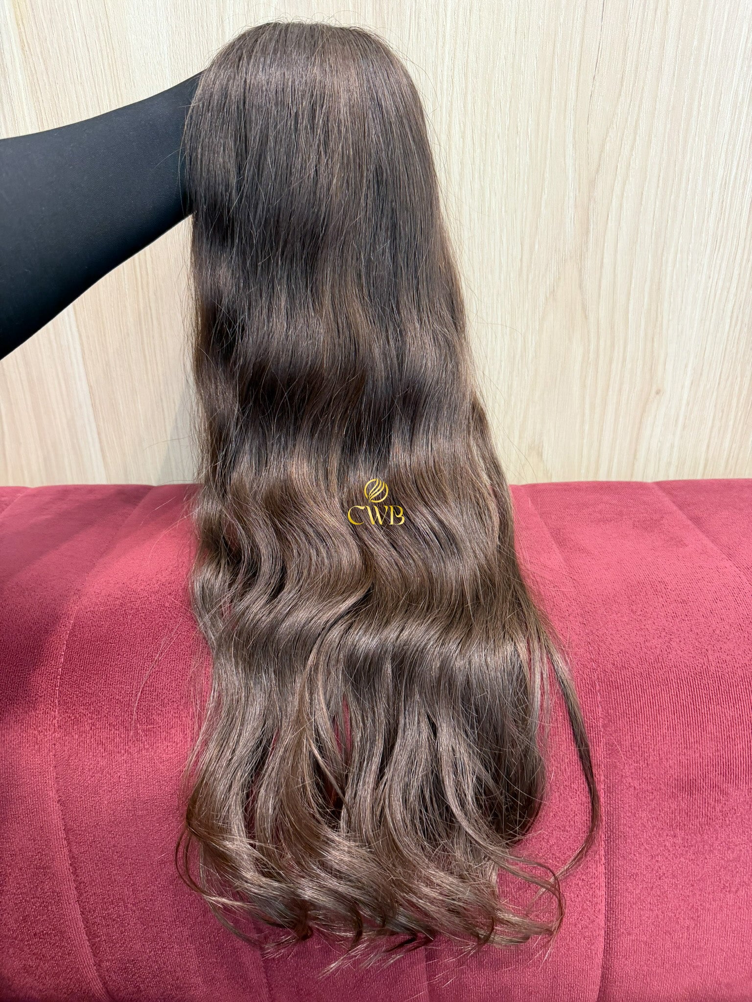 Cabelo Castanho Natural Médio 65cm 187g Brasileiro do Sul