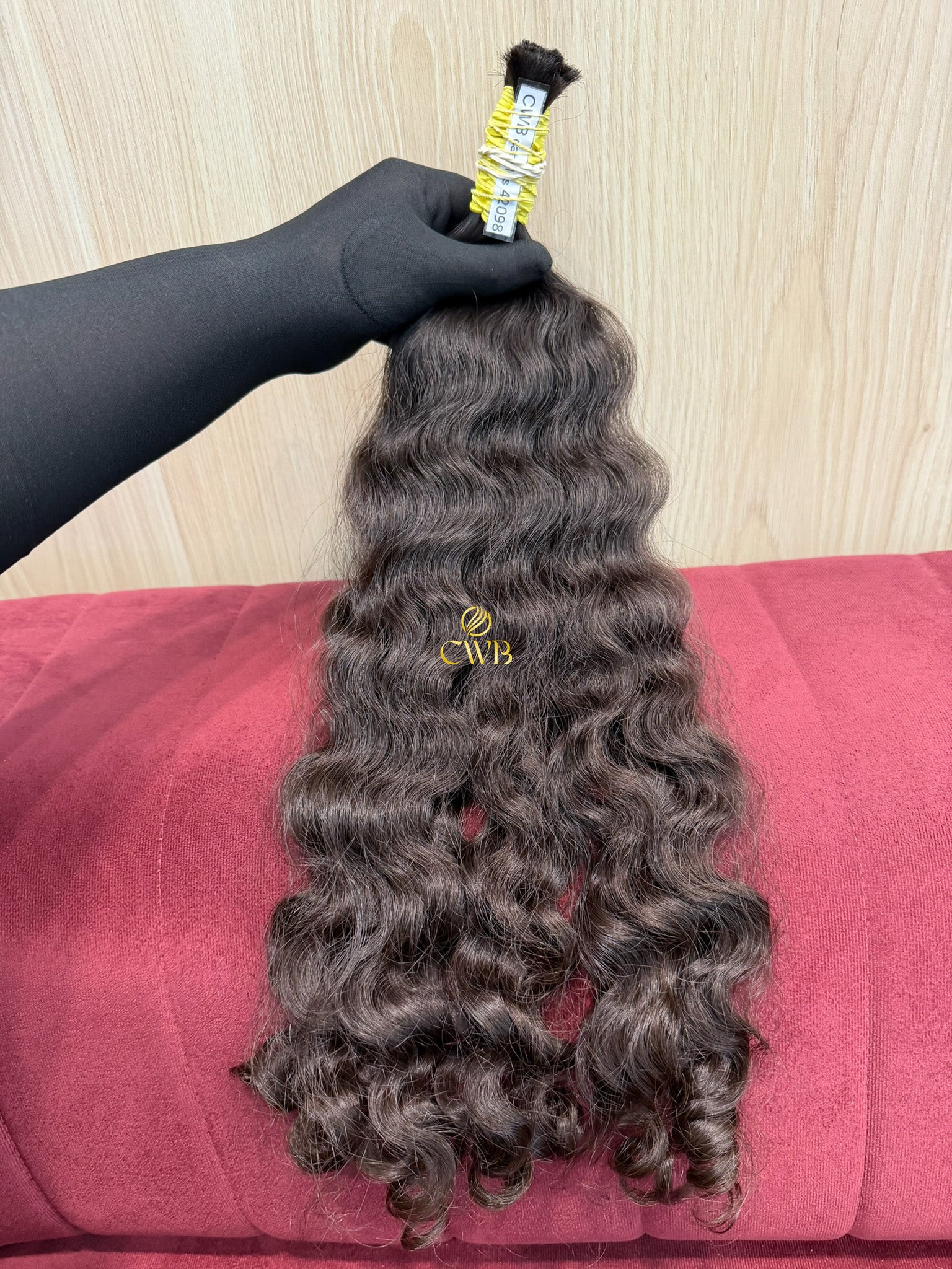 Cabelo Castanho Natural Escuro 50cm 126g Brasileiro do Sul