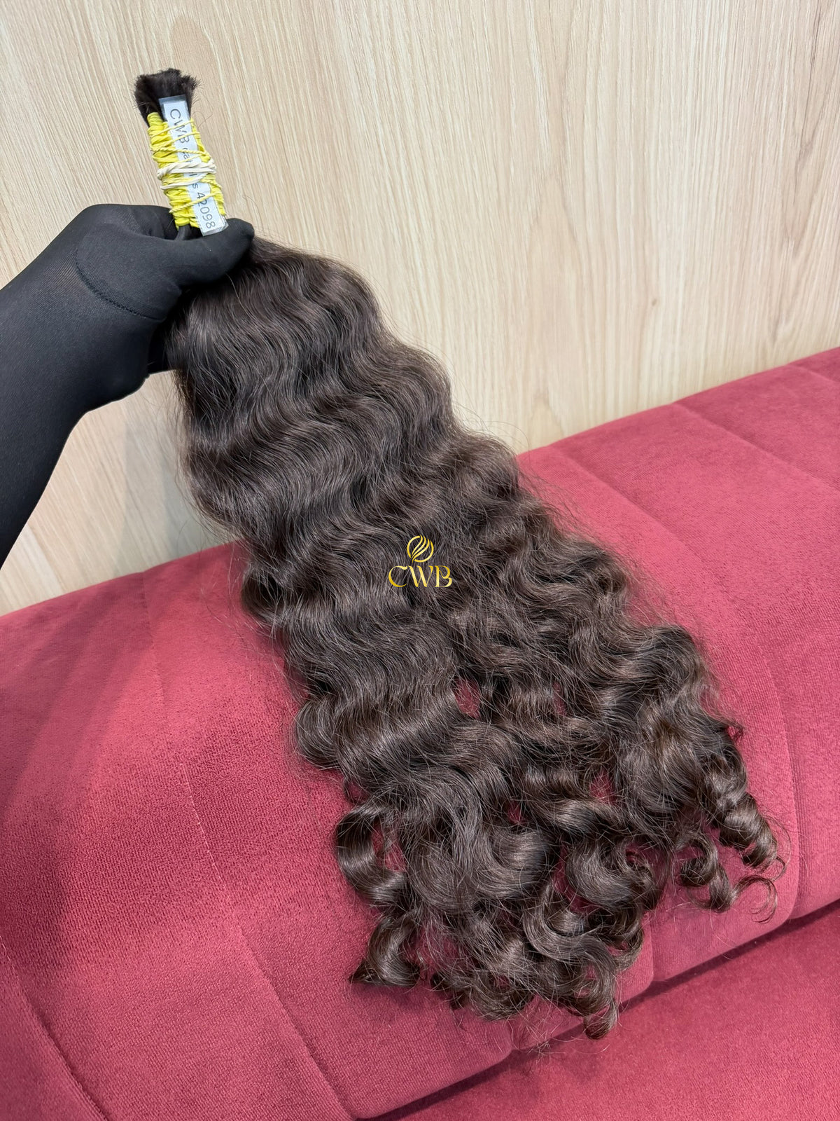 Cabelo Castanho Natural Escuro 50cm 126g Brasileiro do Sul
