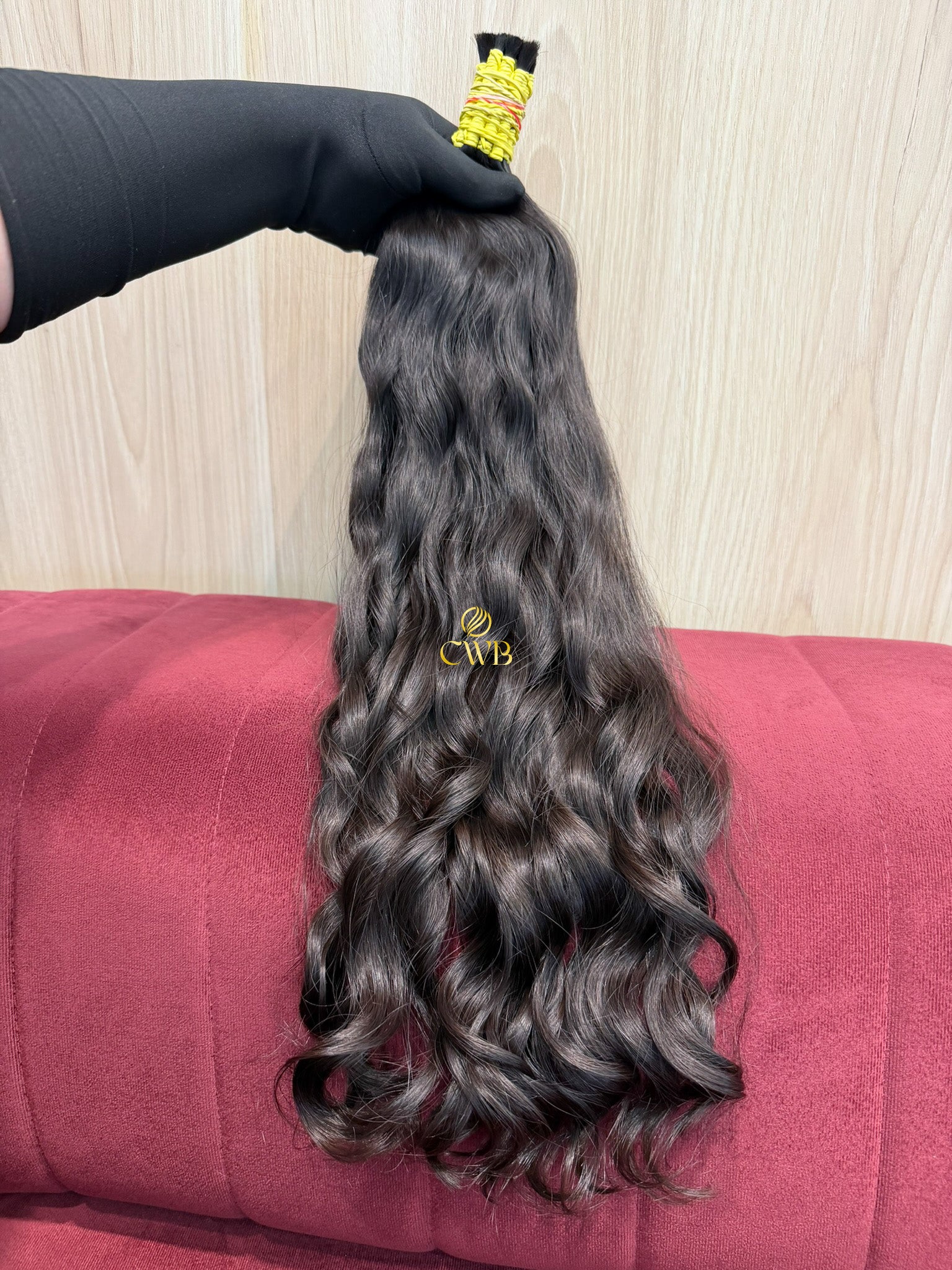 Cabelo Castanho Natural Escuro 58cm 174g Brasileiro do Sul
