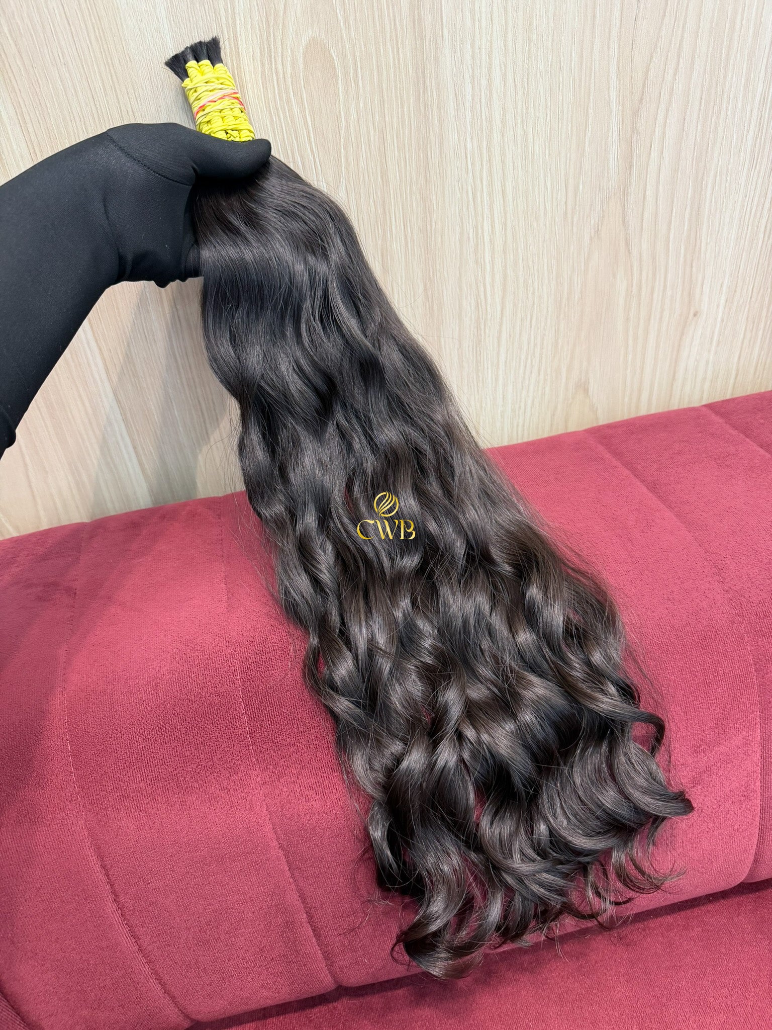 Cabelo Castanho Natural Escuro 58cm 174g Brasileiro do Sul