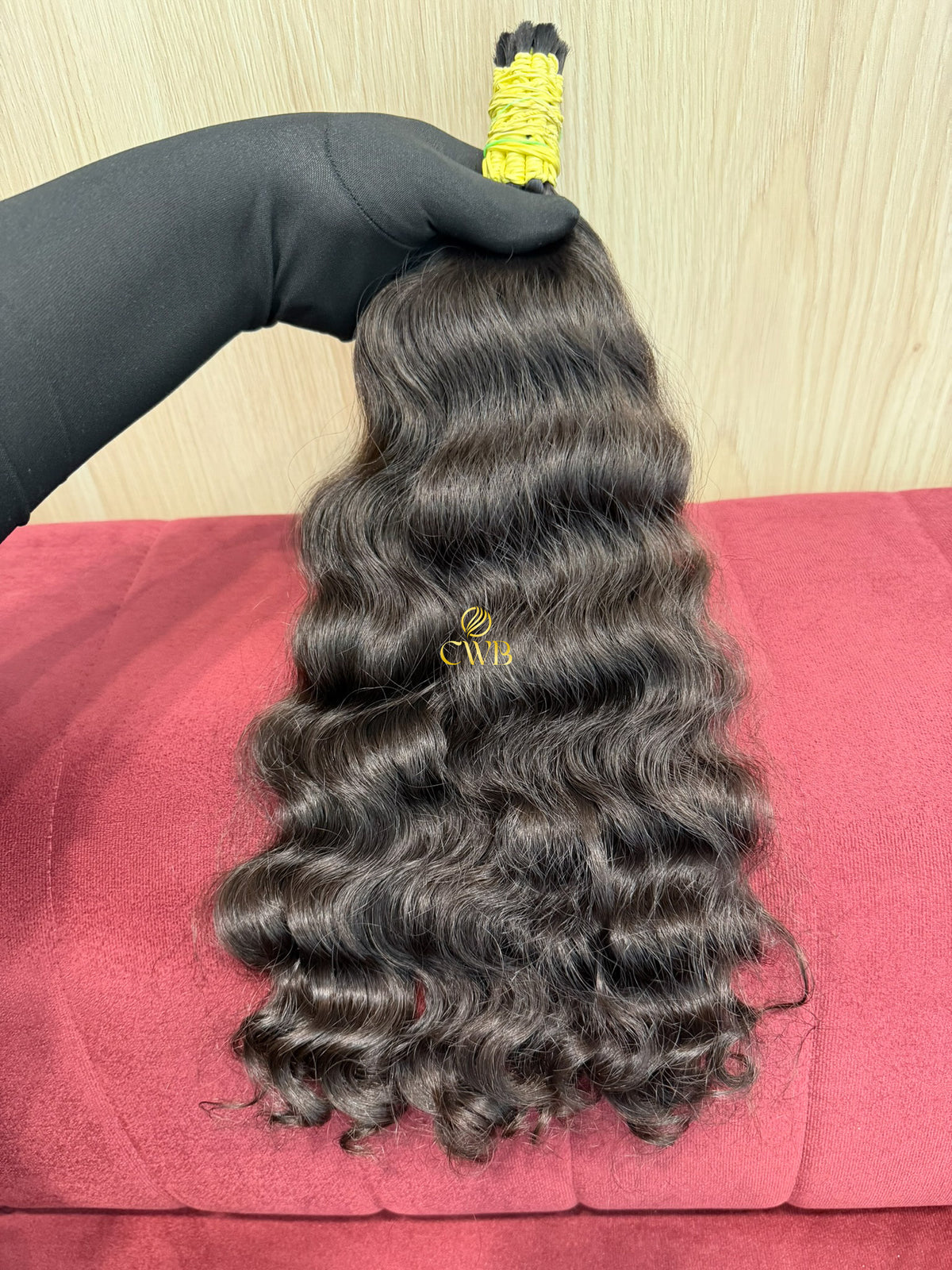 Cabelo Castanho Natural Escuro 44cm 118g Brasileiro do Sul