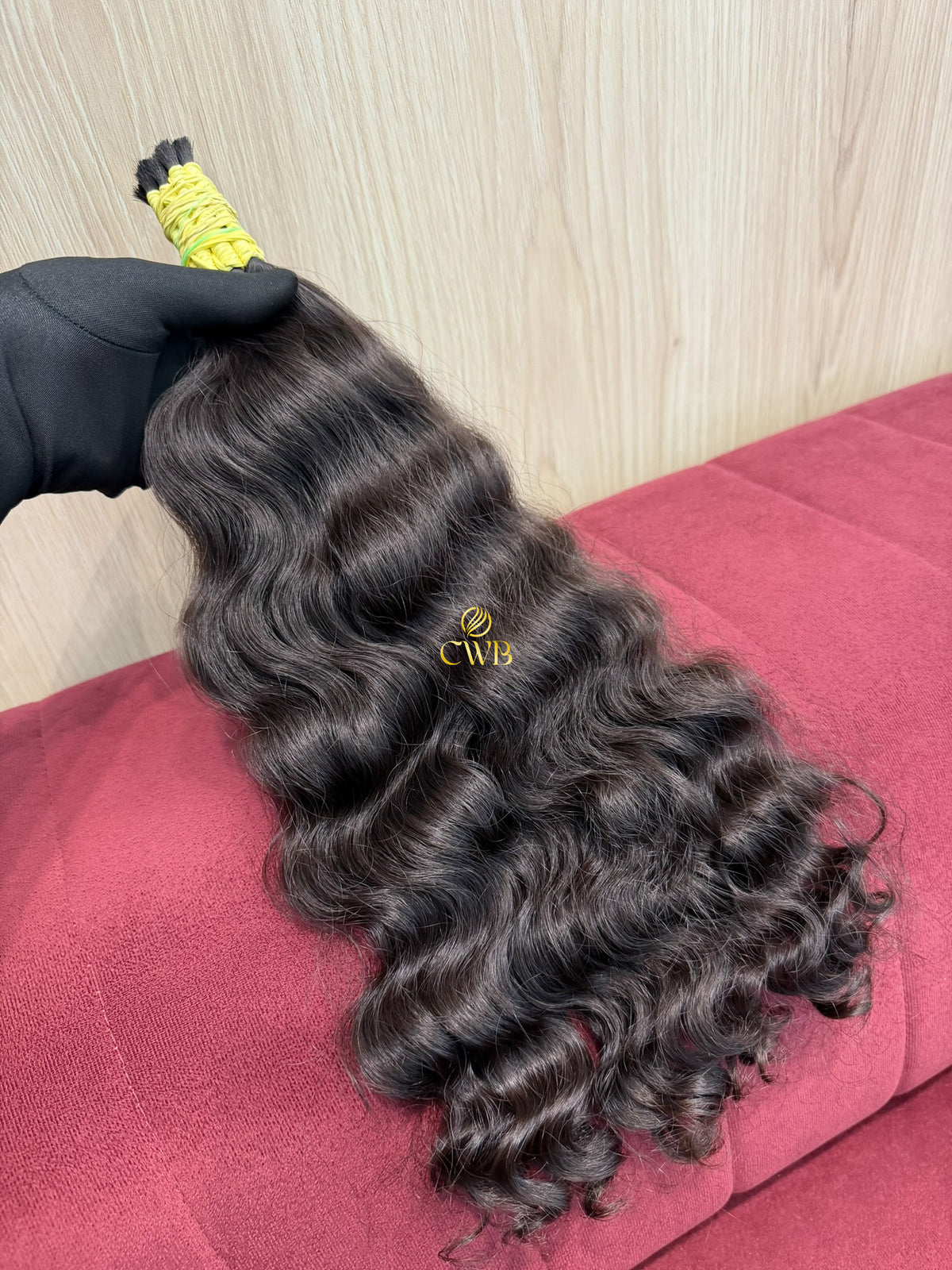 Cabelo Castanho Natural Escuro 44cm 118g Brasileiro do Sul
