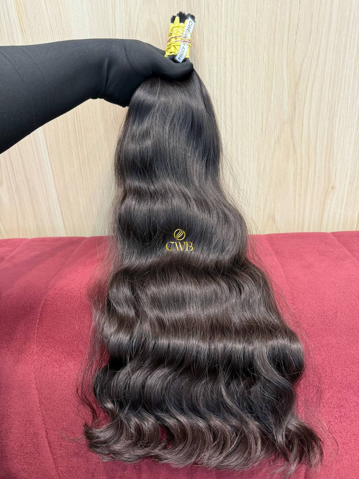 Cabelo Castanho Natural Escuro 58cm 184g Brasileiro do Sul
