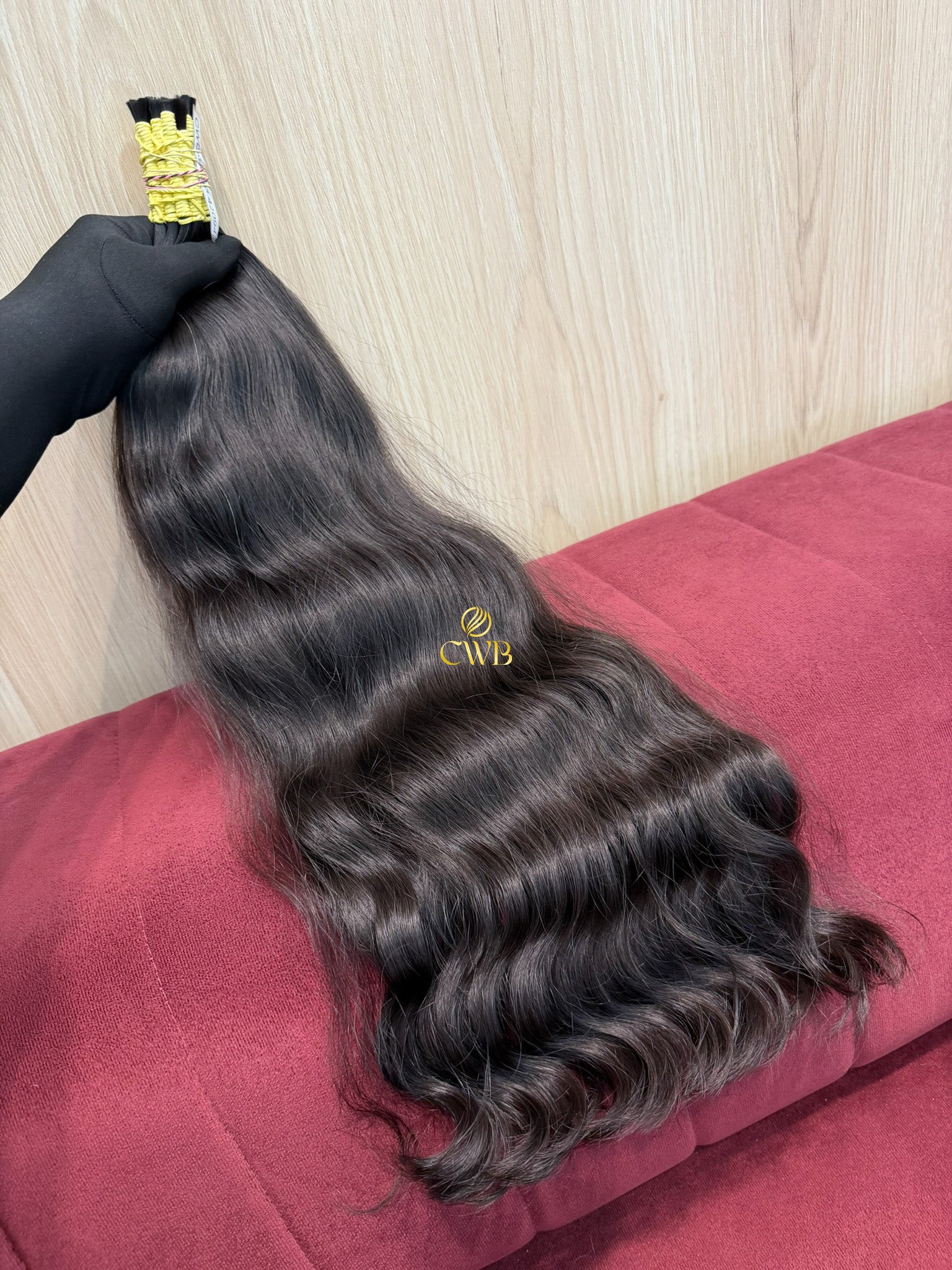 Cabelo Castanho Natural Escuro 58cm 184g Brasileiro do Sul
