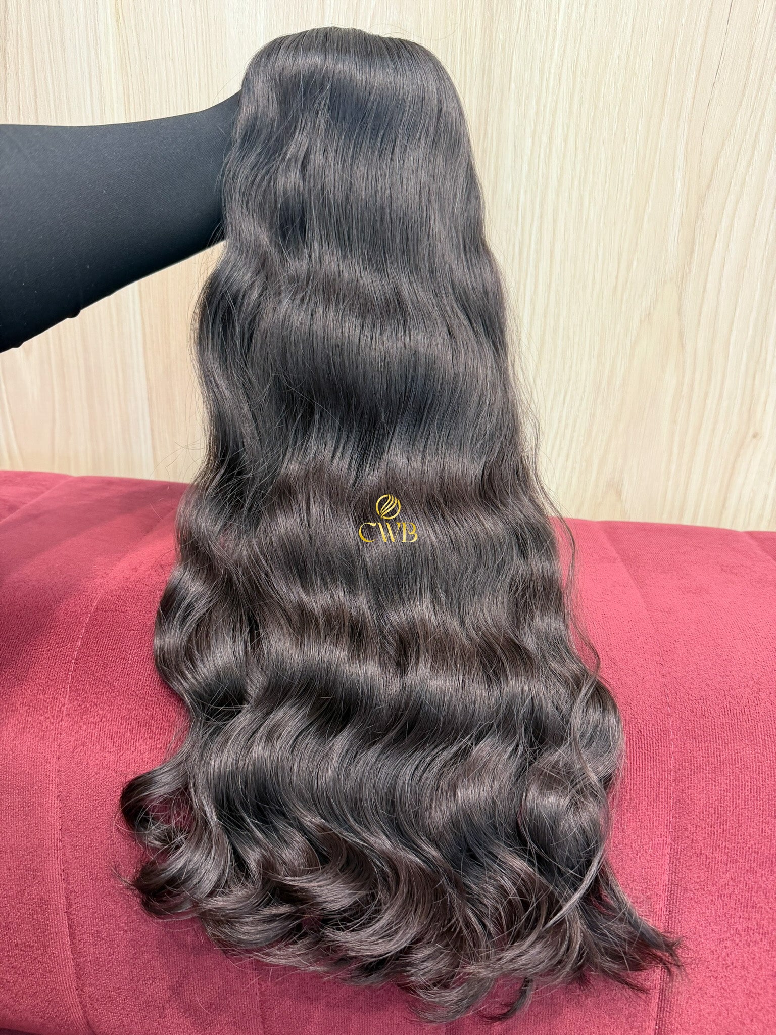 Cabelo Castanho Natural Escuro 58cm 184g Brasileiro do Sul