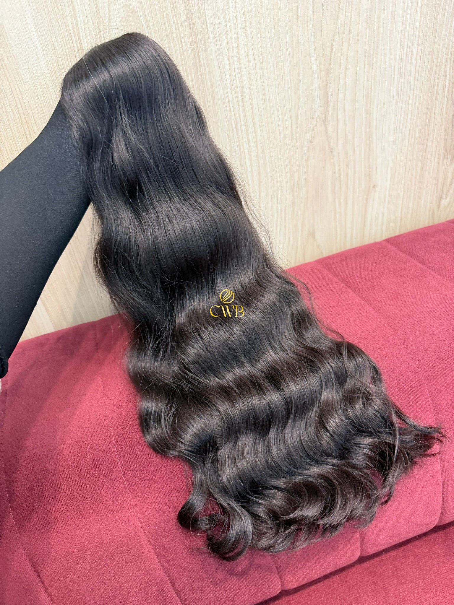 Cabelo Castanho Natural Escuro 58cm 184g Brasileiro do Sul